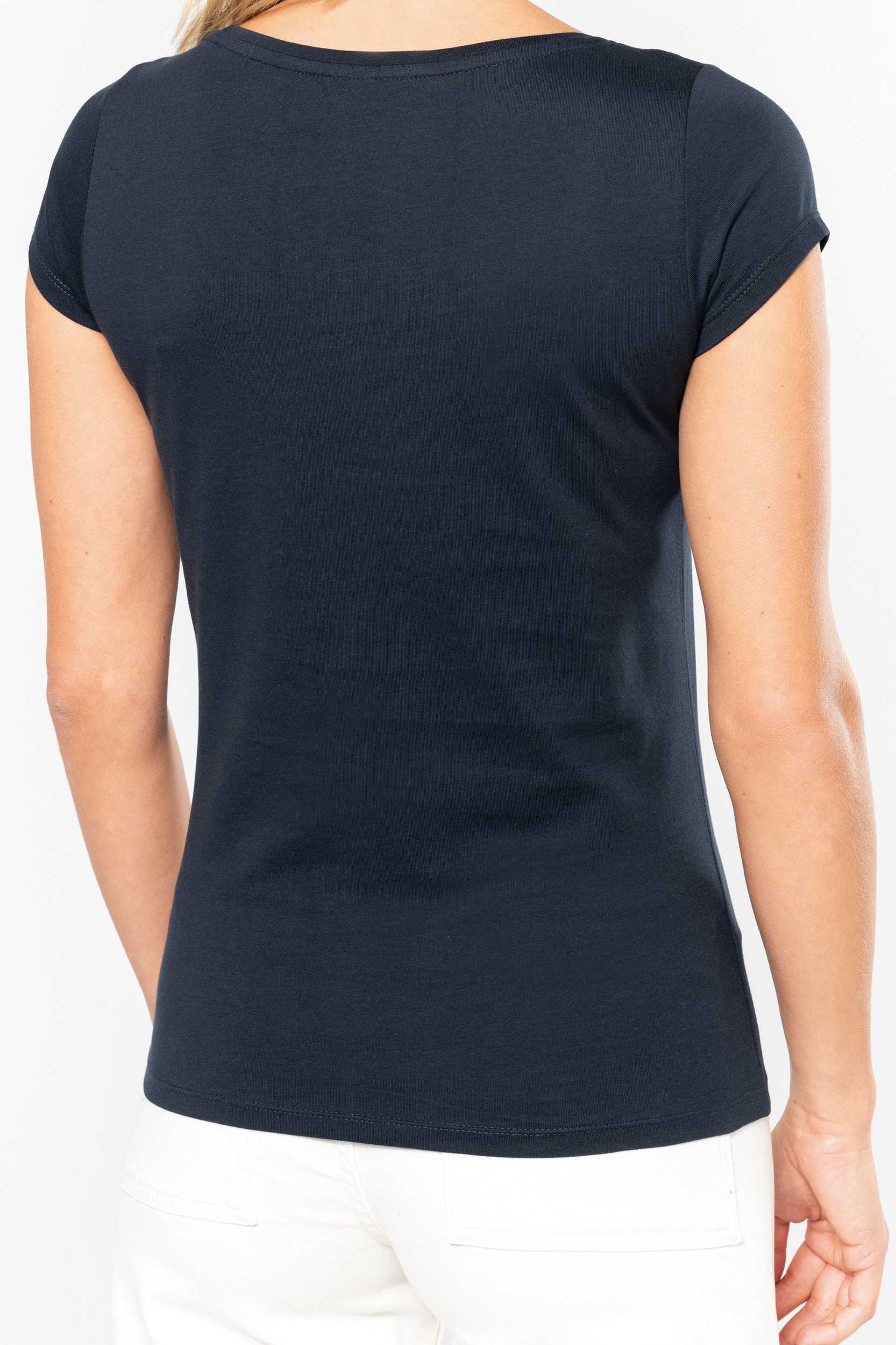  Kariban Camiseta manga corta cuello barco mujer