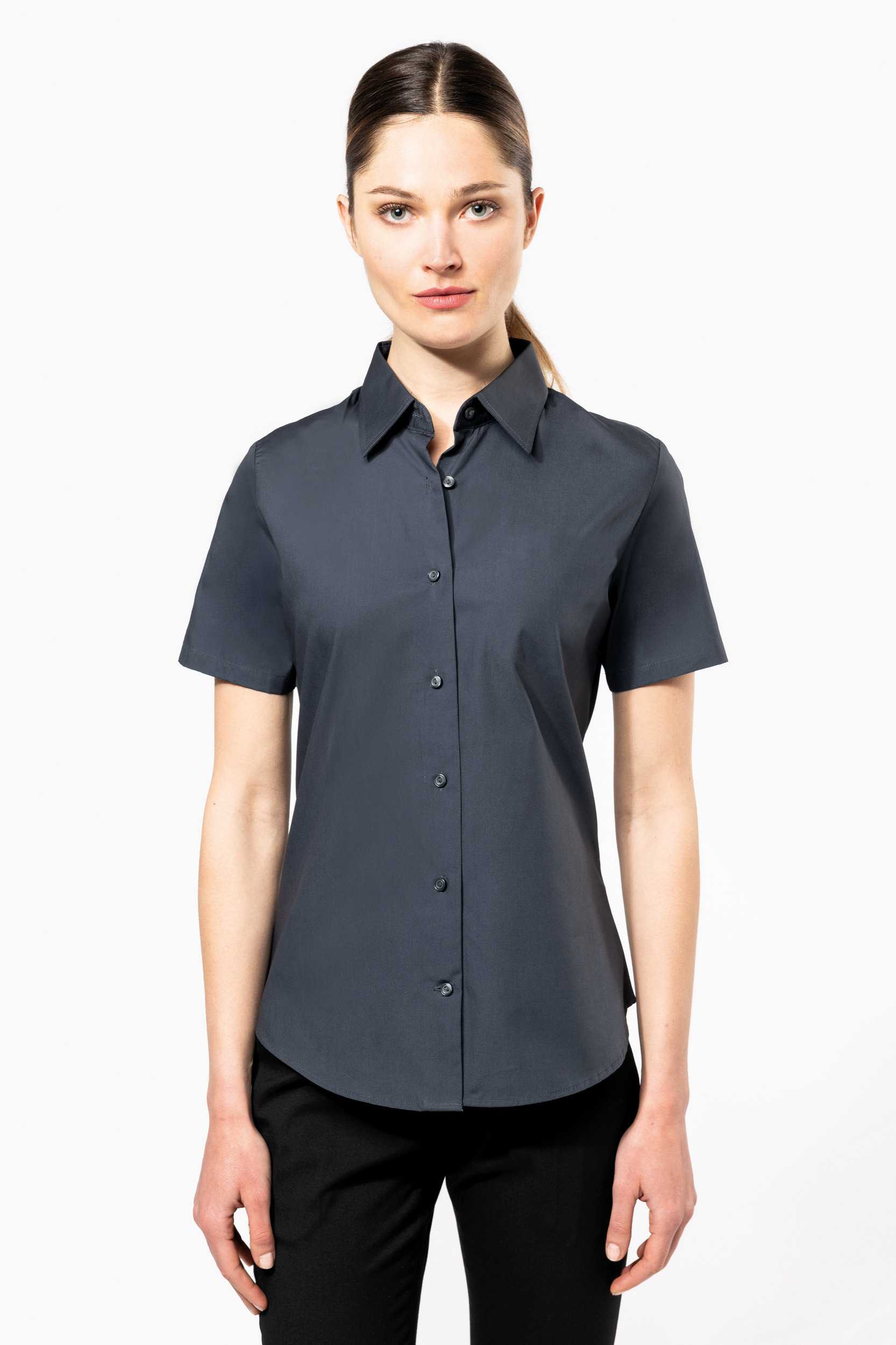  Kariban Camisa stretch manga corta mujer