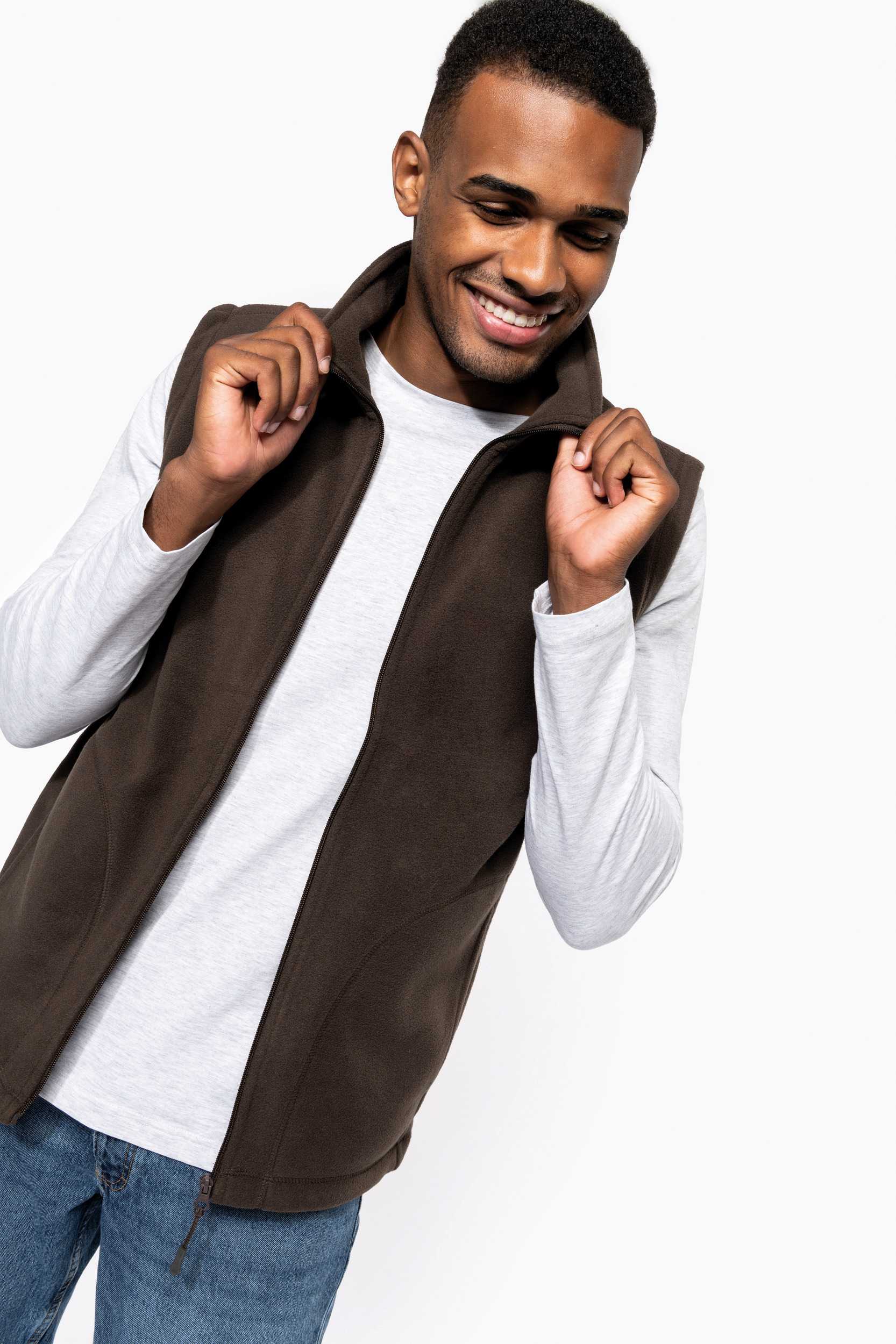  Kariban Chaleco micropolar hombre