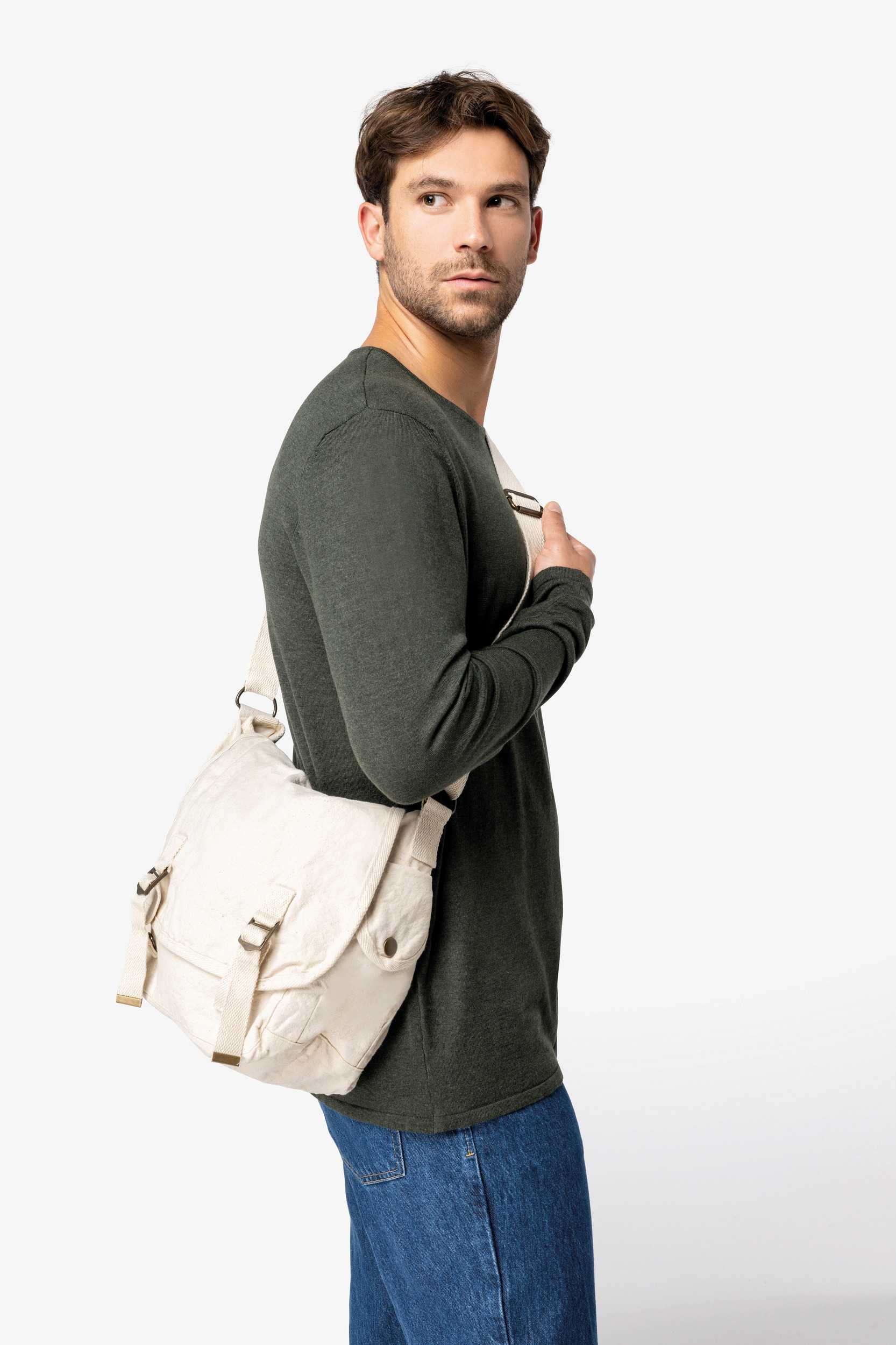  Native Spirit Bolso con solapa ecorresponsable efecto lavado