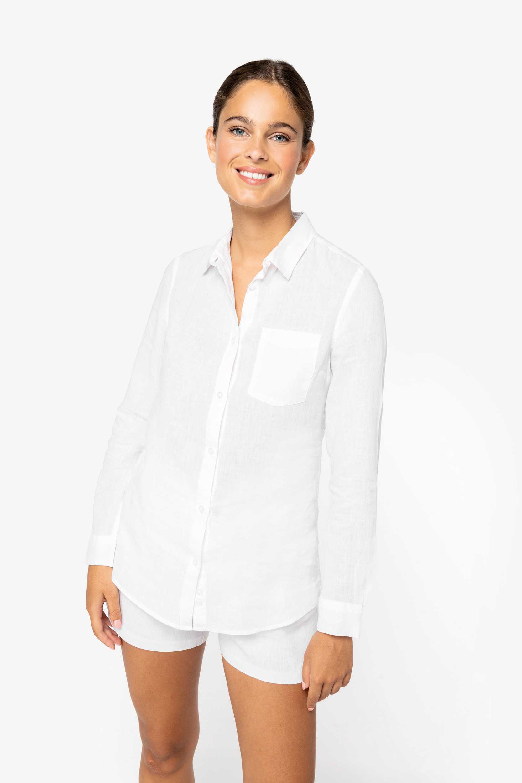  Native Spirit Camisa de lino mujer