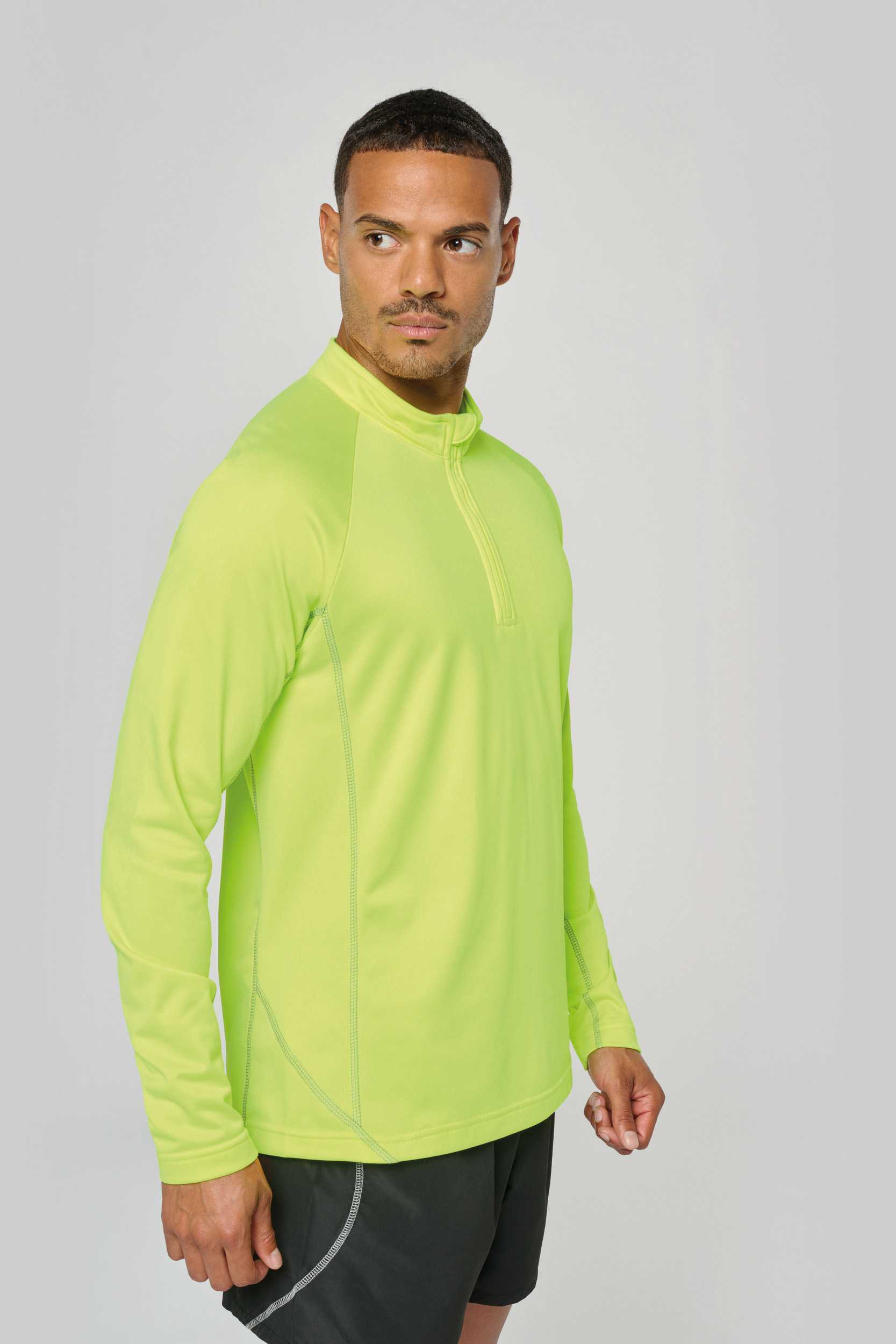  PROACT Top deportivo de manga larga ¼ zip hombre