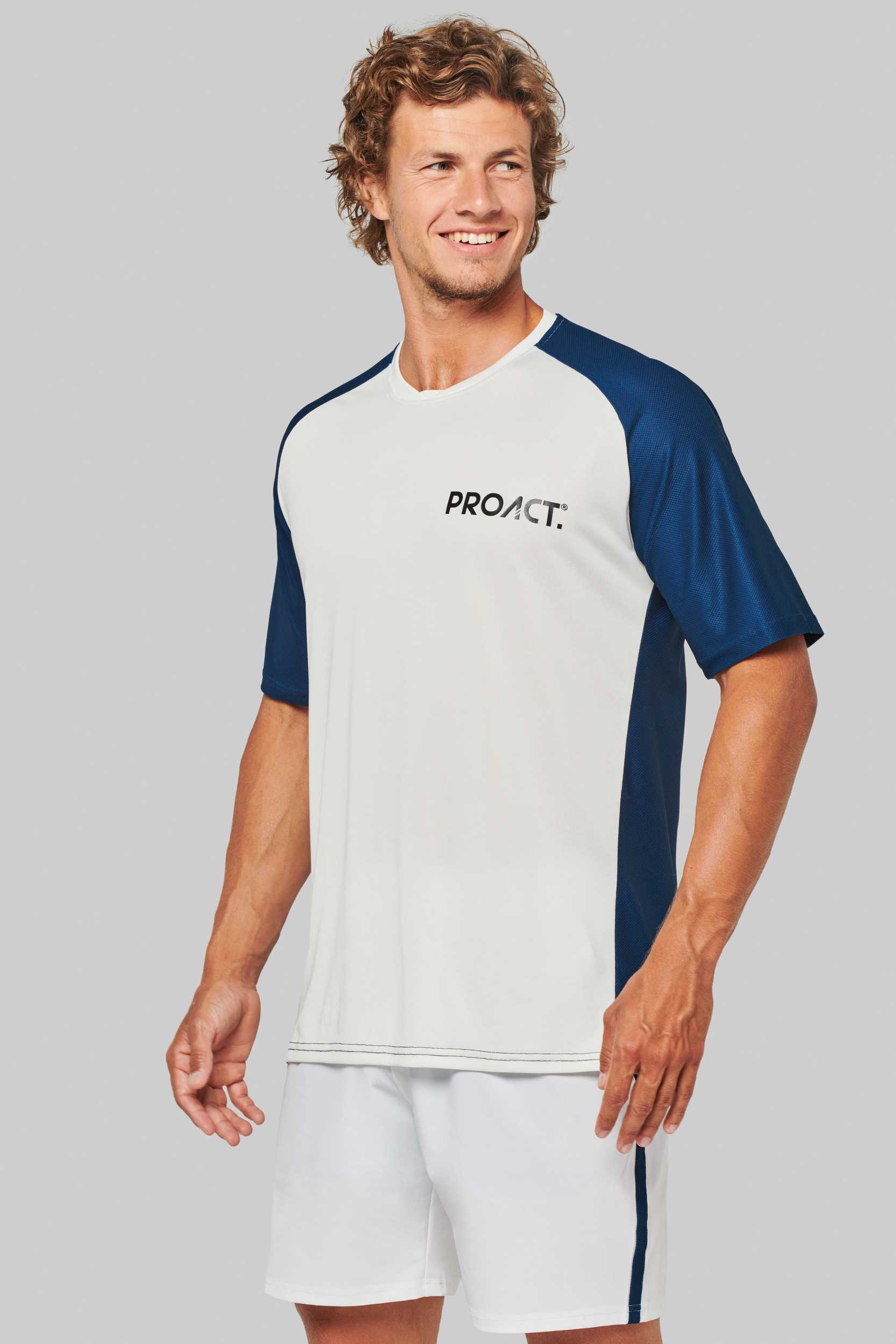  PROACT Camiseta pádel bicolor mangas raglán hombre