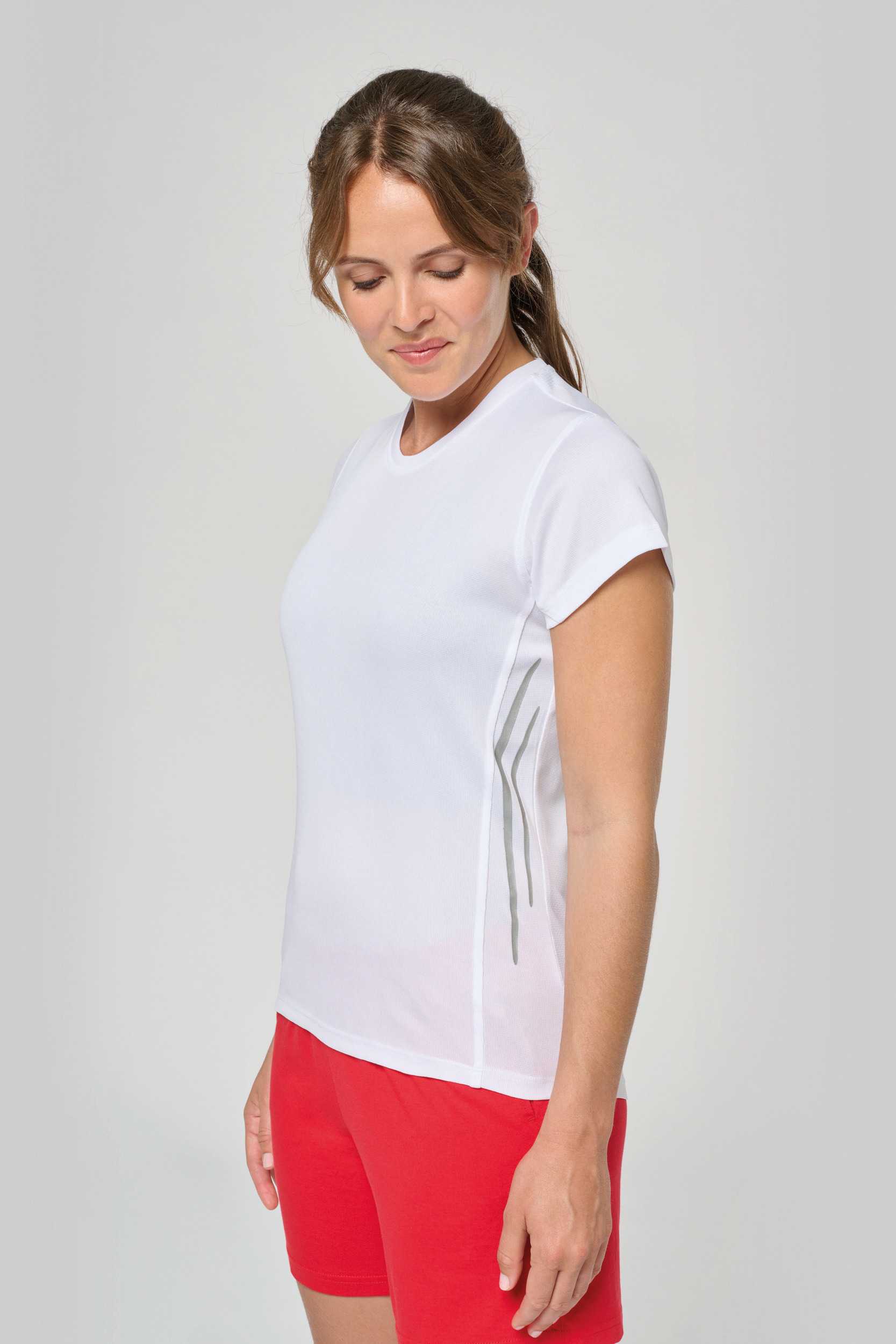  PROACT Camiseta de deporte bimaterial manga corta mujer