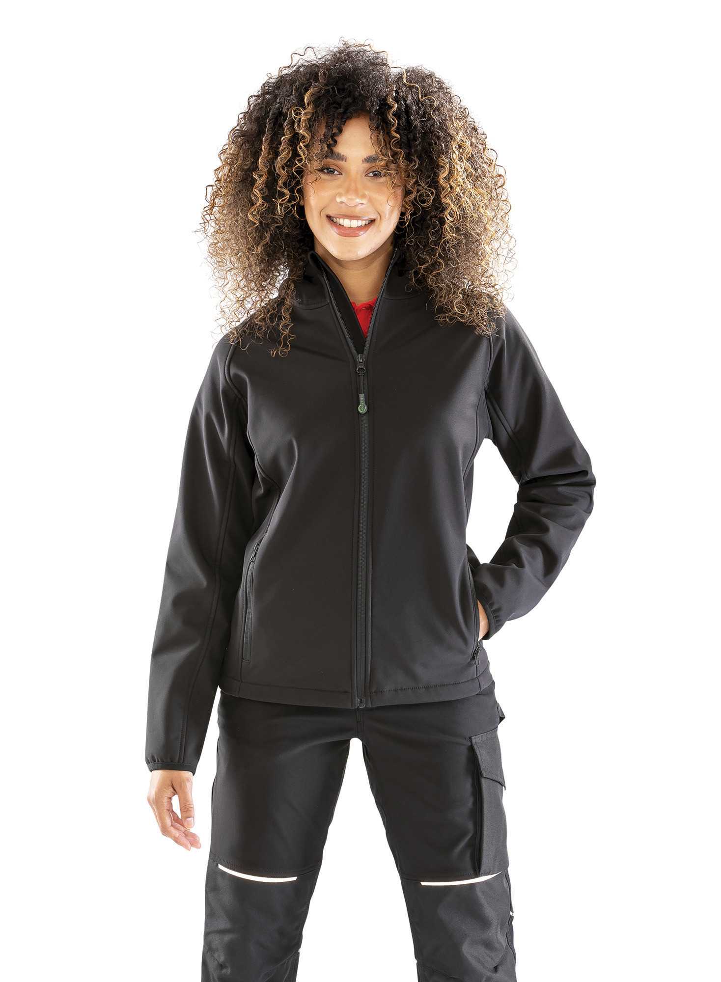  Result Chaqueta softshell reciclada de 3 capas con capucha mujer<br/>