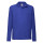 Polo piqué manga larga Manga larga 65/35 de niño Azul royal