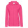 Sudadera ligera con capucha y cremallera de mujer. Capucha y cremallera light de mujer Fucsia