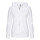 Sudadera con capucha y cremallera de mujer Capucha y cremallera premium de mujer Blanco