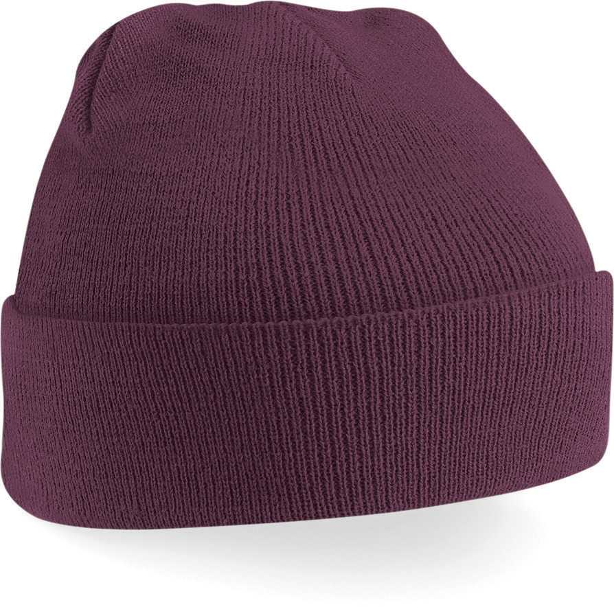 Gorro Original - borde vuelto Plum
