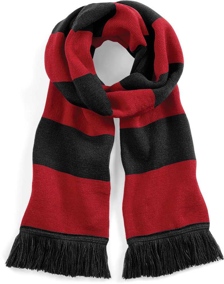 Bufanda Stadium a rayas Black / Classic Red