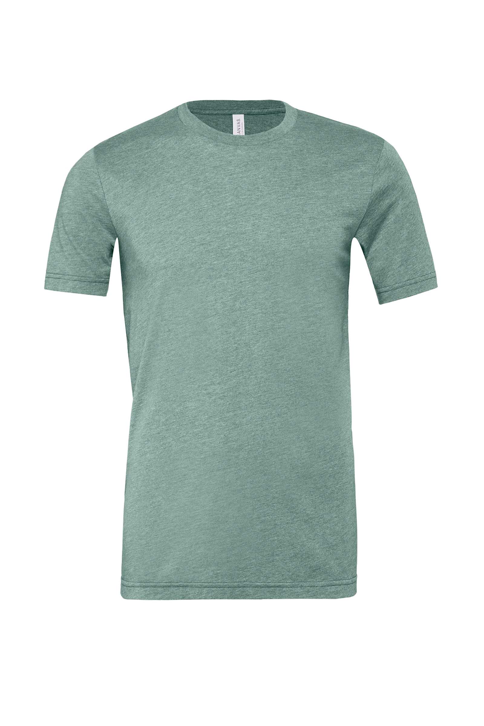 Camiseta cuello redondo hombre Heather Heather Dusty Blue