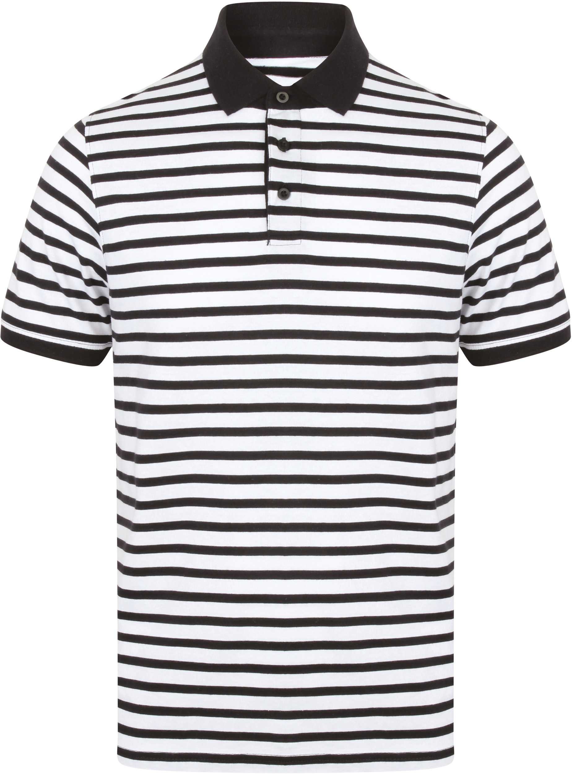 Polo jersey a rayas White / Navy