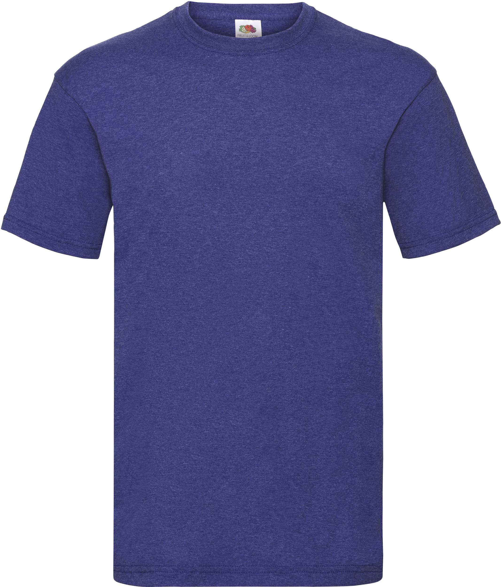 Camiseta Valueweight hombre (61-036-0) Retro Heather Royal