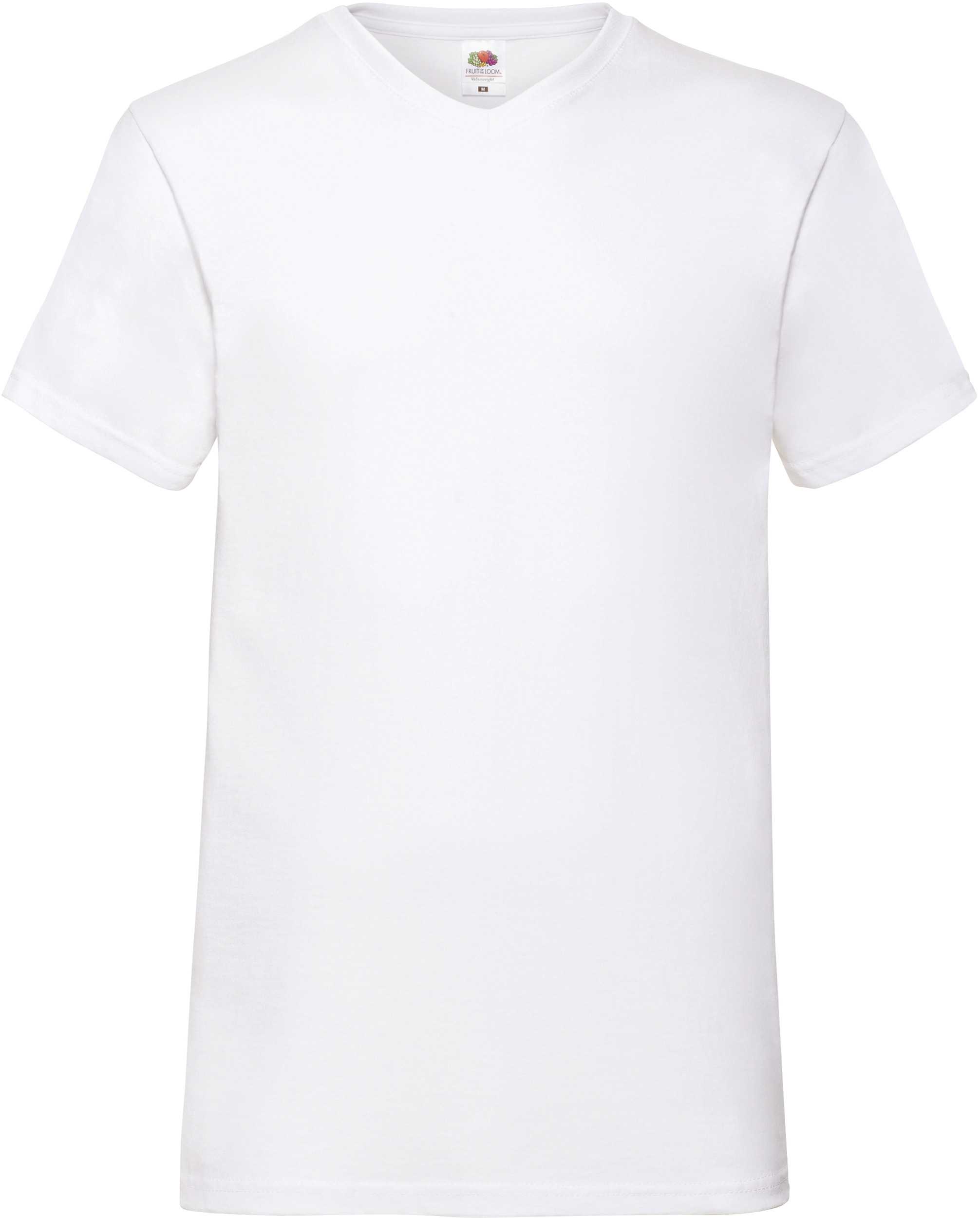 Camiseta Valueweight cuello de pico hombre (61-066-0) White