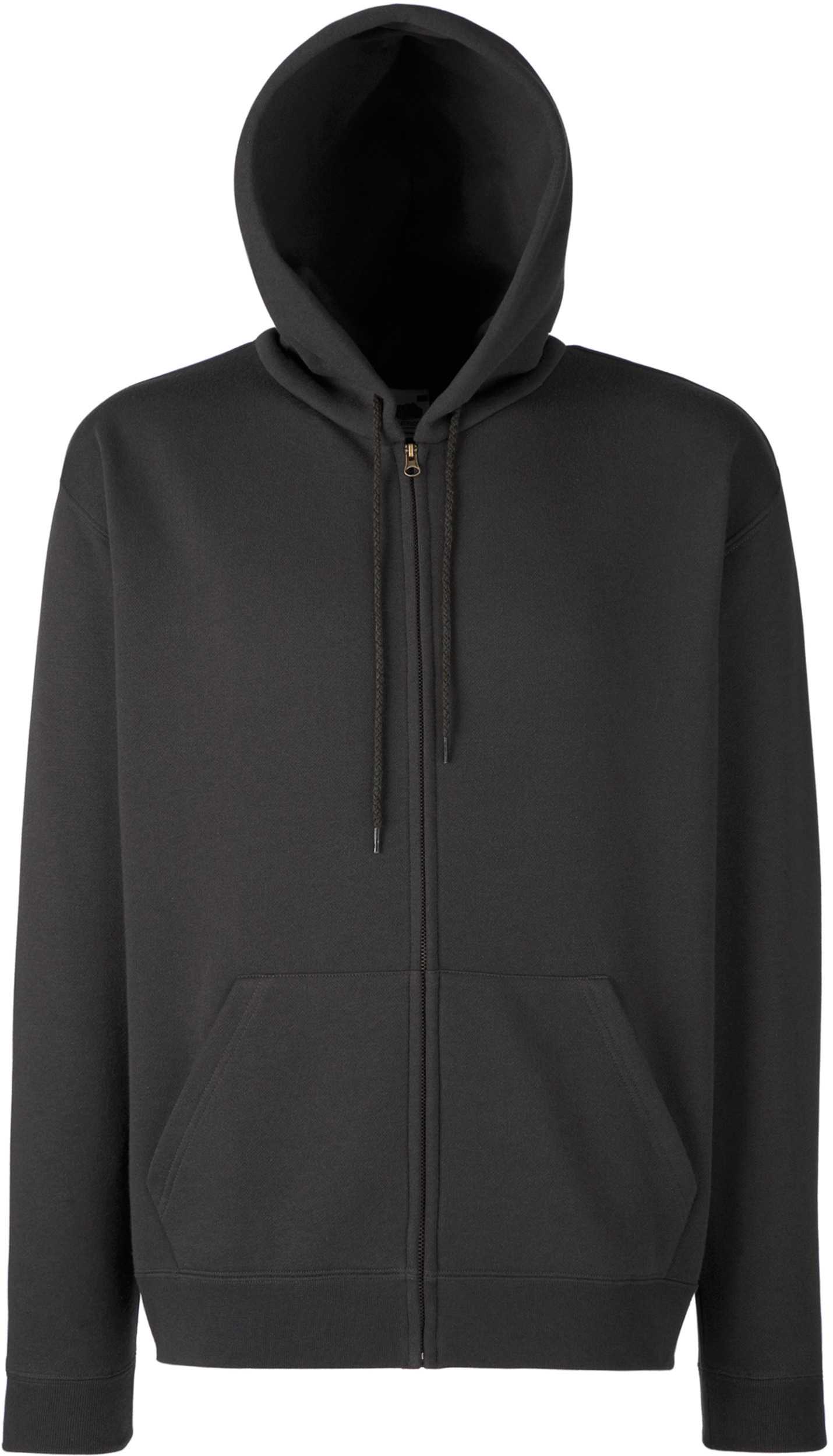 Sudadera Premium cremallera y capucha hombre (62-034-0) Charcoal