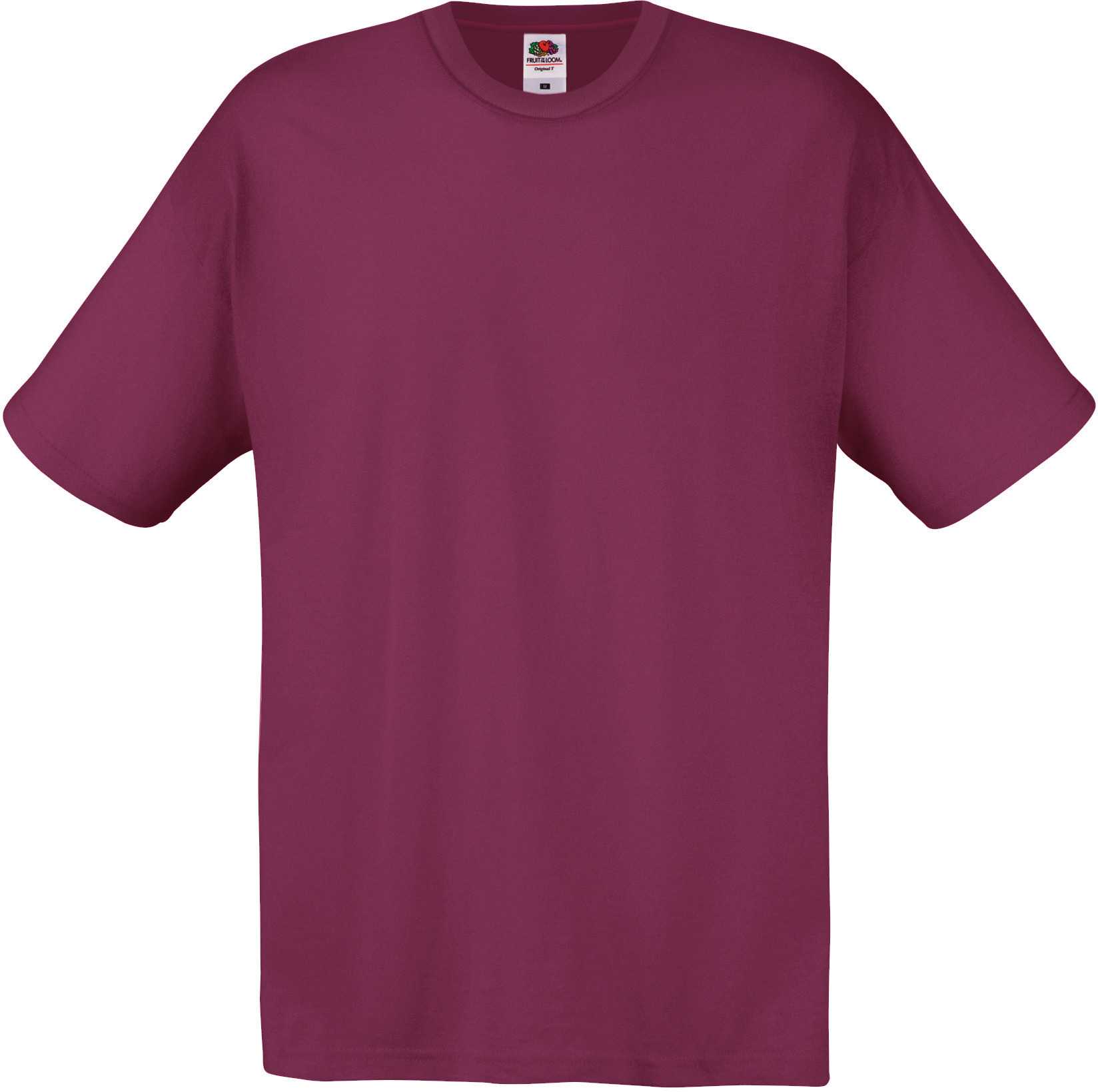 Camiseta Original-T hombre (Full Cut 61-082-0) Burgundy