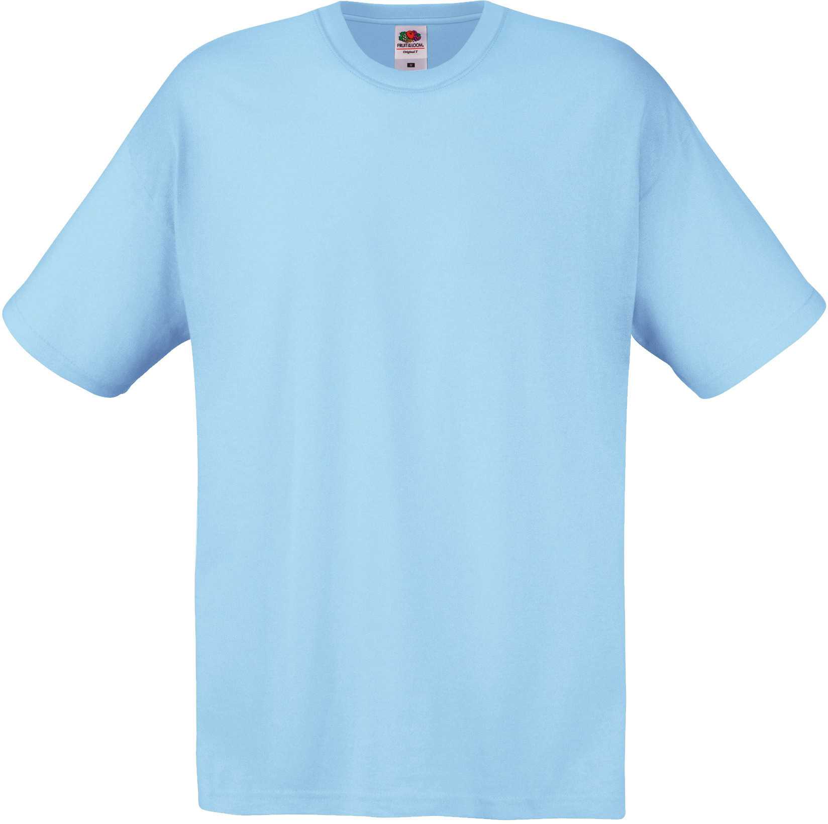 Camiseta Original-T hombre (Full Cut 61-082-0) Sky Blue