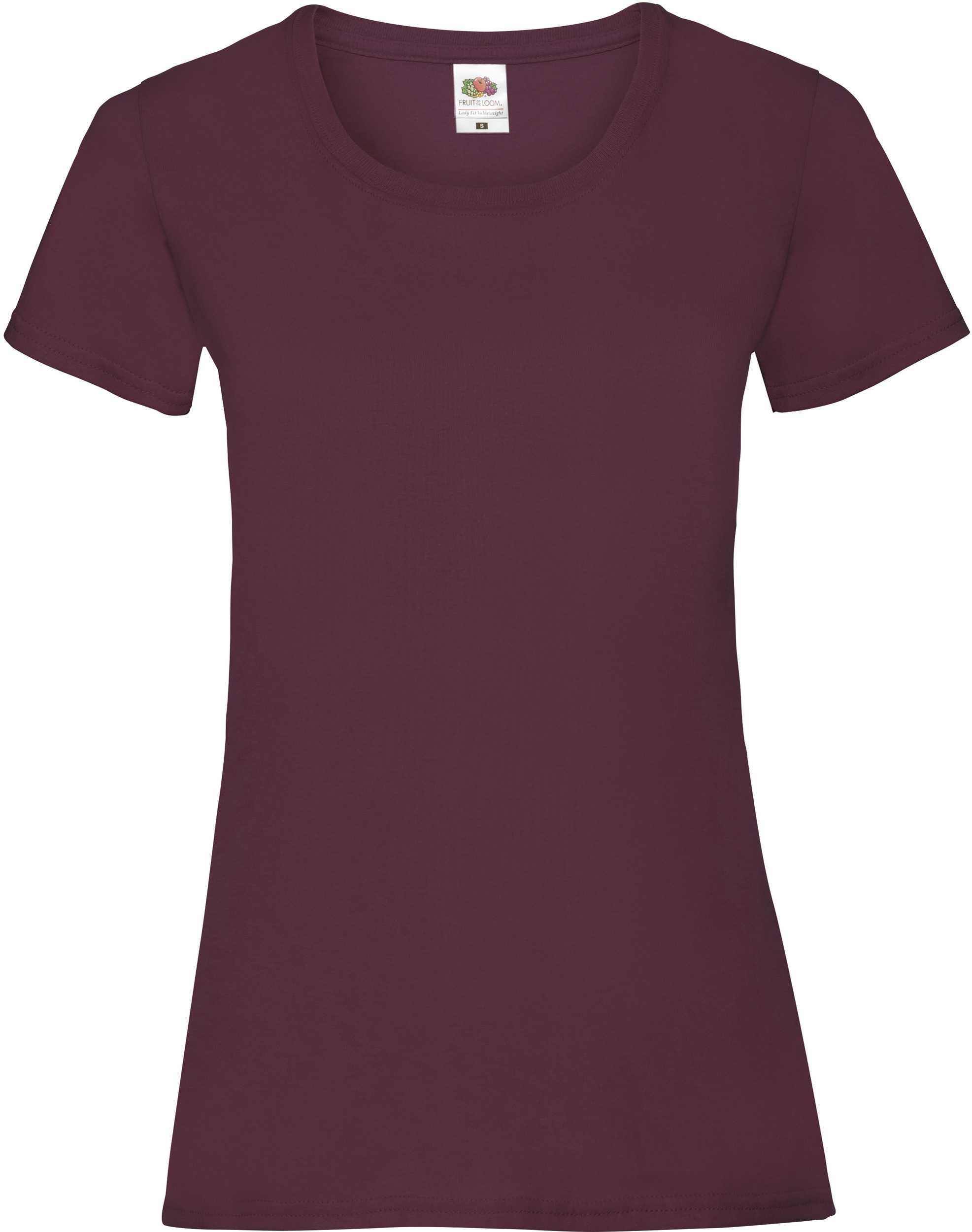 Camiseta Valueweight mujer (61-372-0) Burgundy