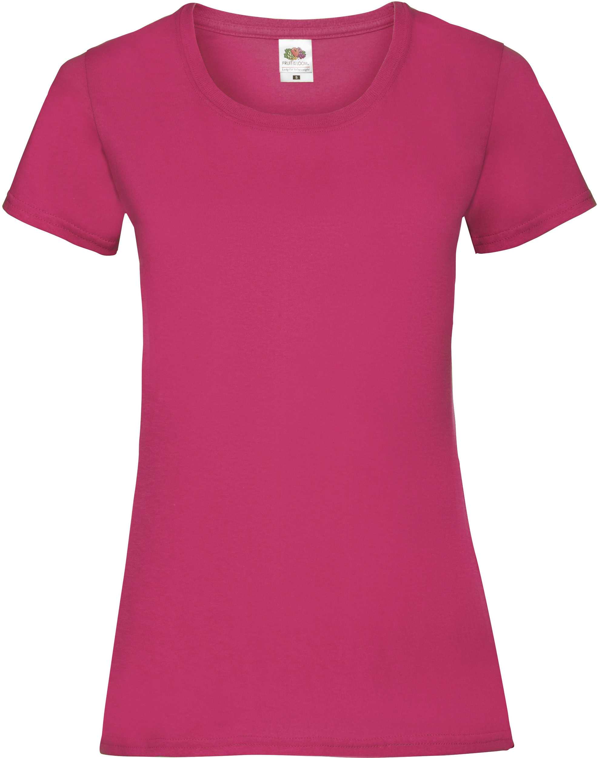 Camiseta Valueweight mujer (61-372-0) Fuchsia