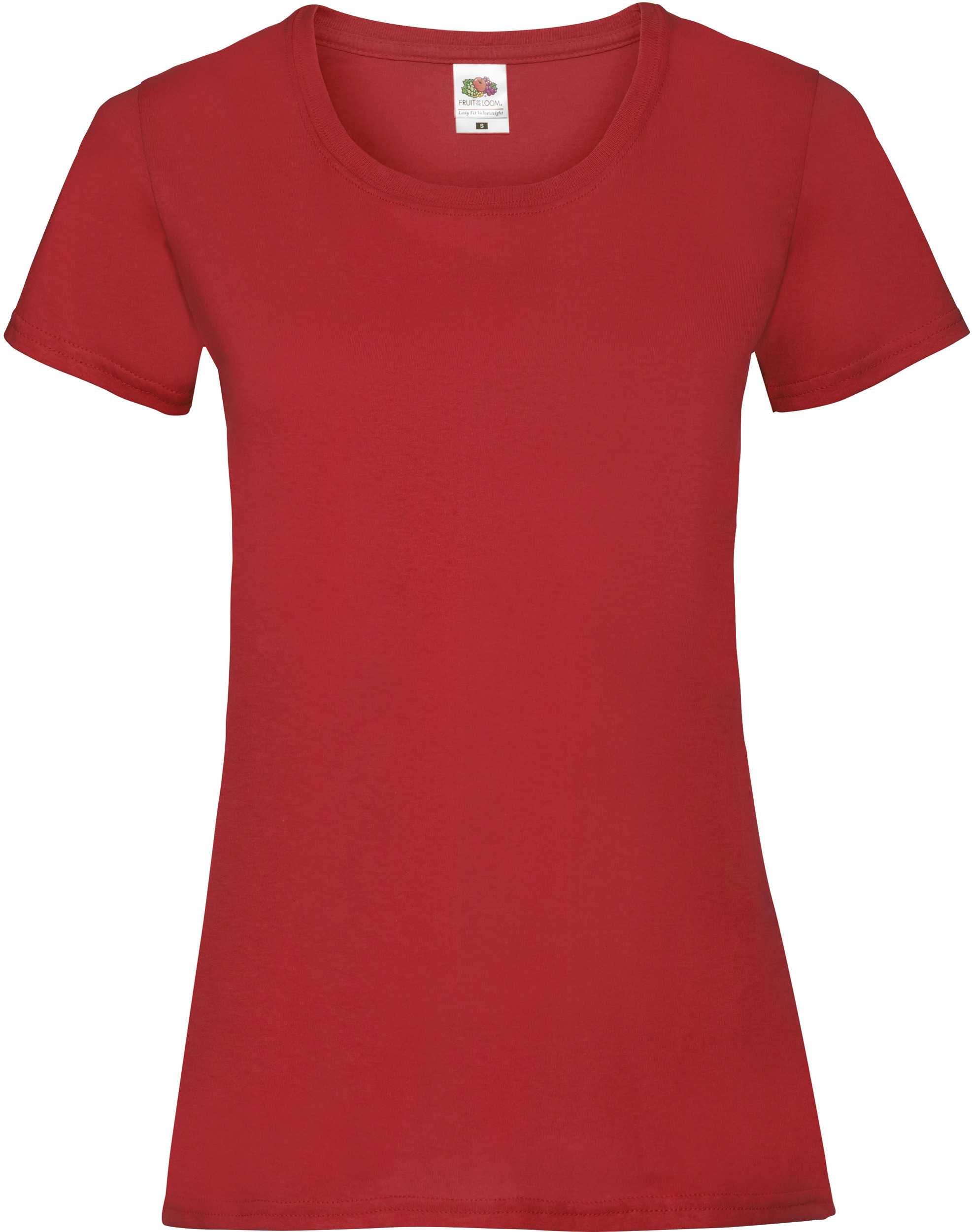 Camiseta Valueweight mujer (61-372-0) Red
