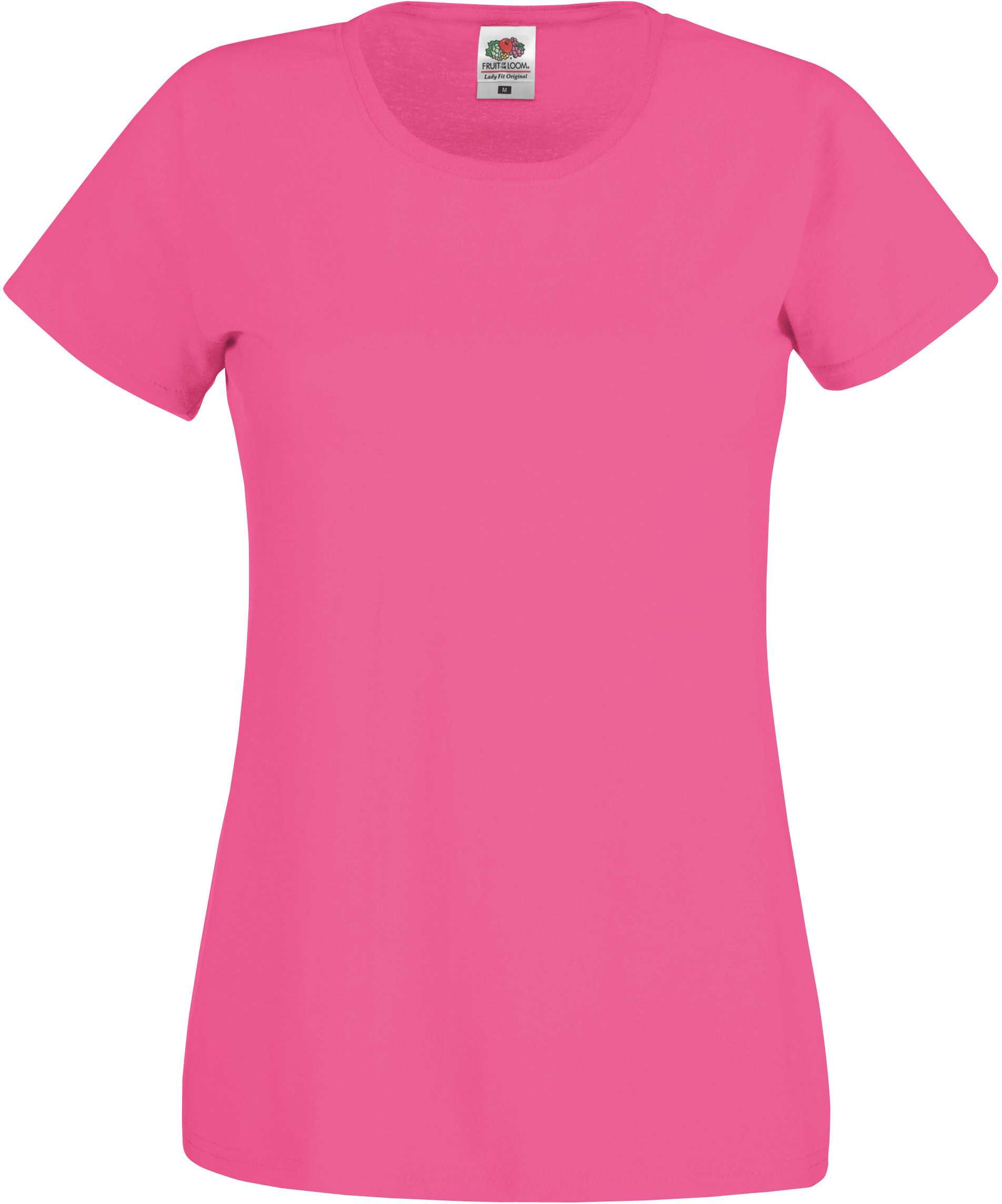 Camiseta Original-T mujer (Full Cut 61-420-0) Fuchsia
