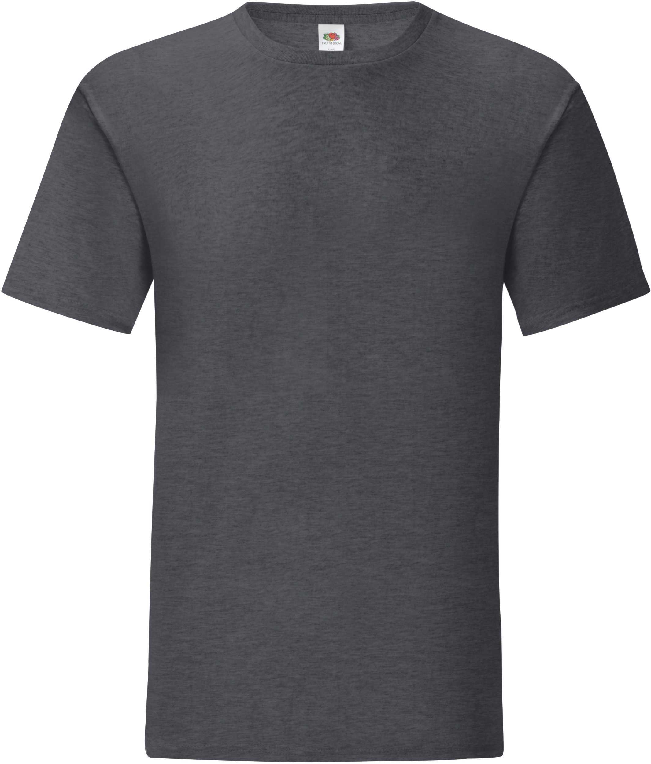 Camiseta Iconic-T hombre Dark Heather Grey