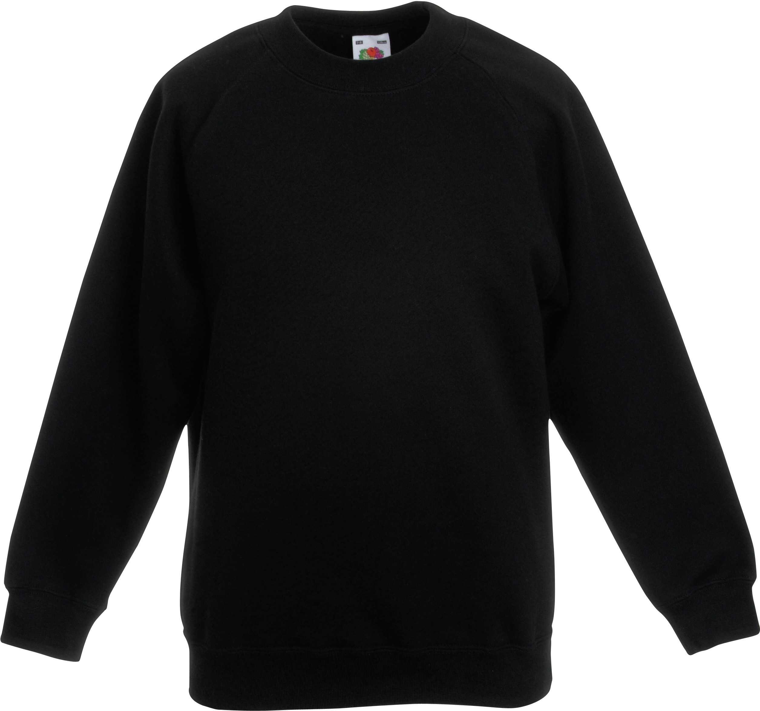 Sudadera manga raglán niños (62-039-0) Black