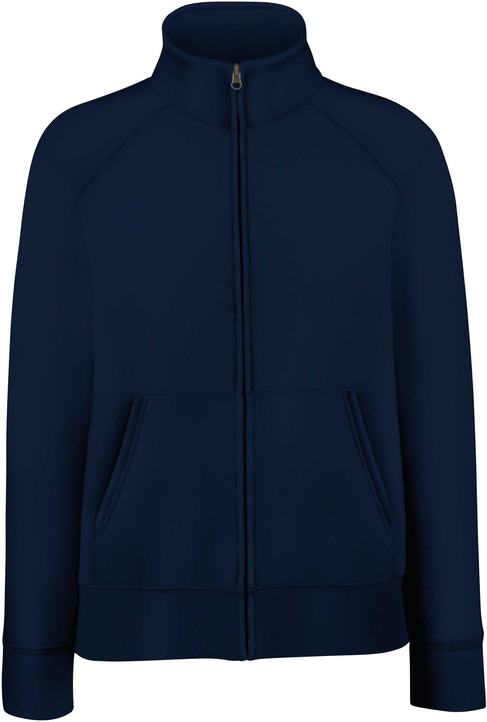 Chaqueta de felpa Premium con cremallera mujer (62-116-0) Deep Navy