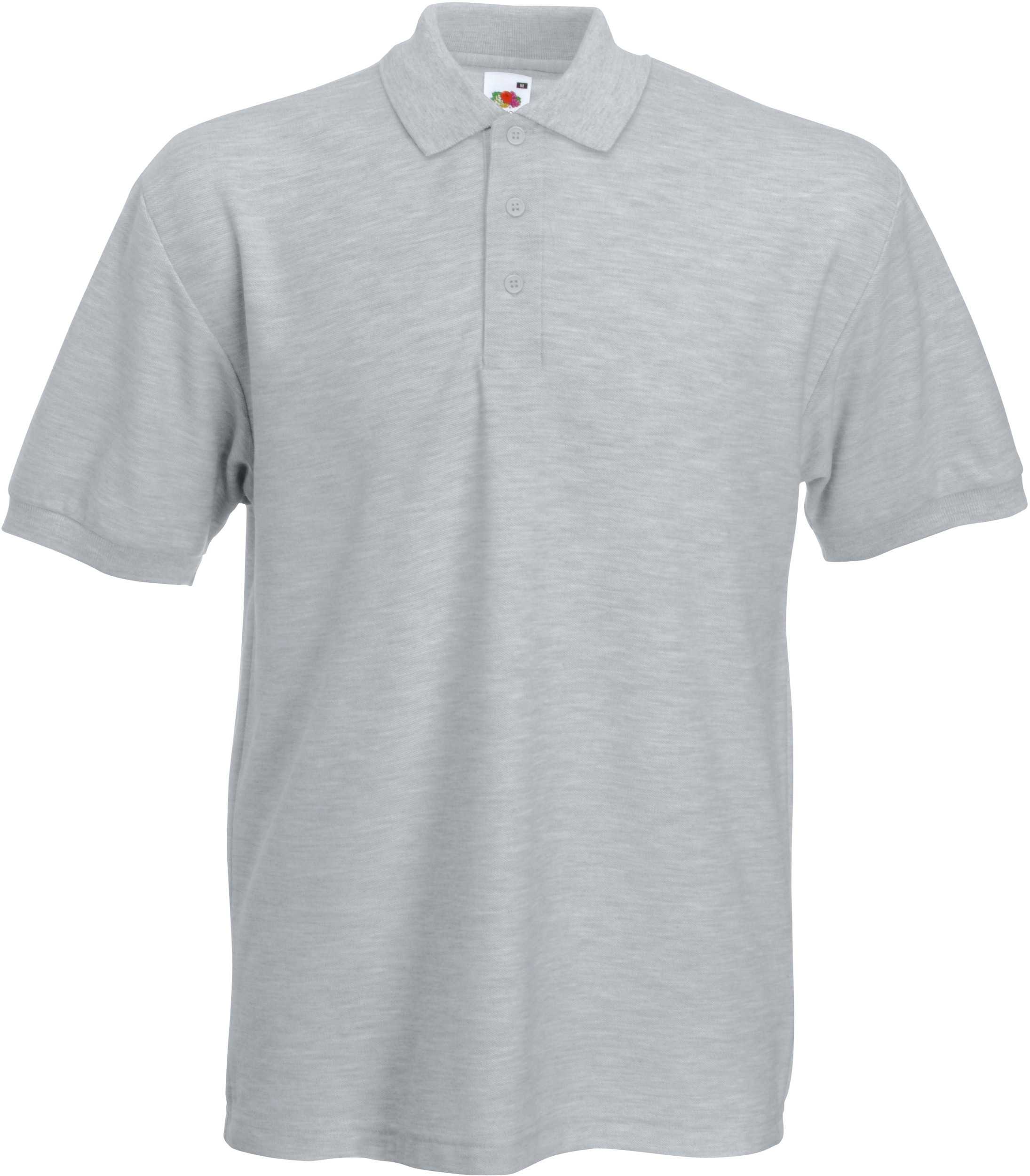 Polo Heavy 65/35 Heather Grey