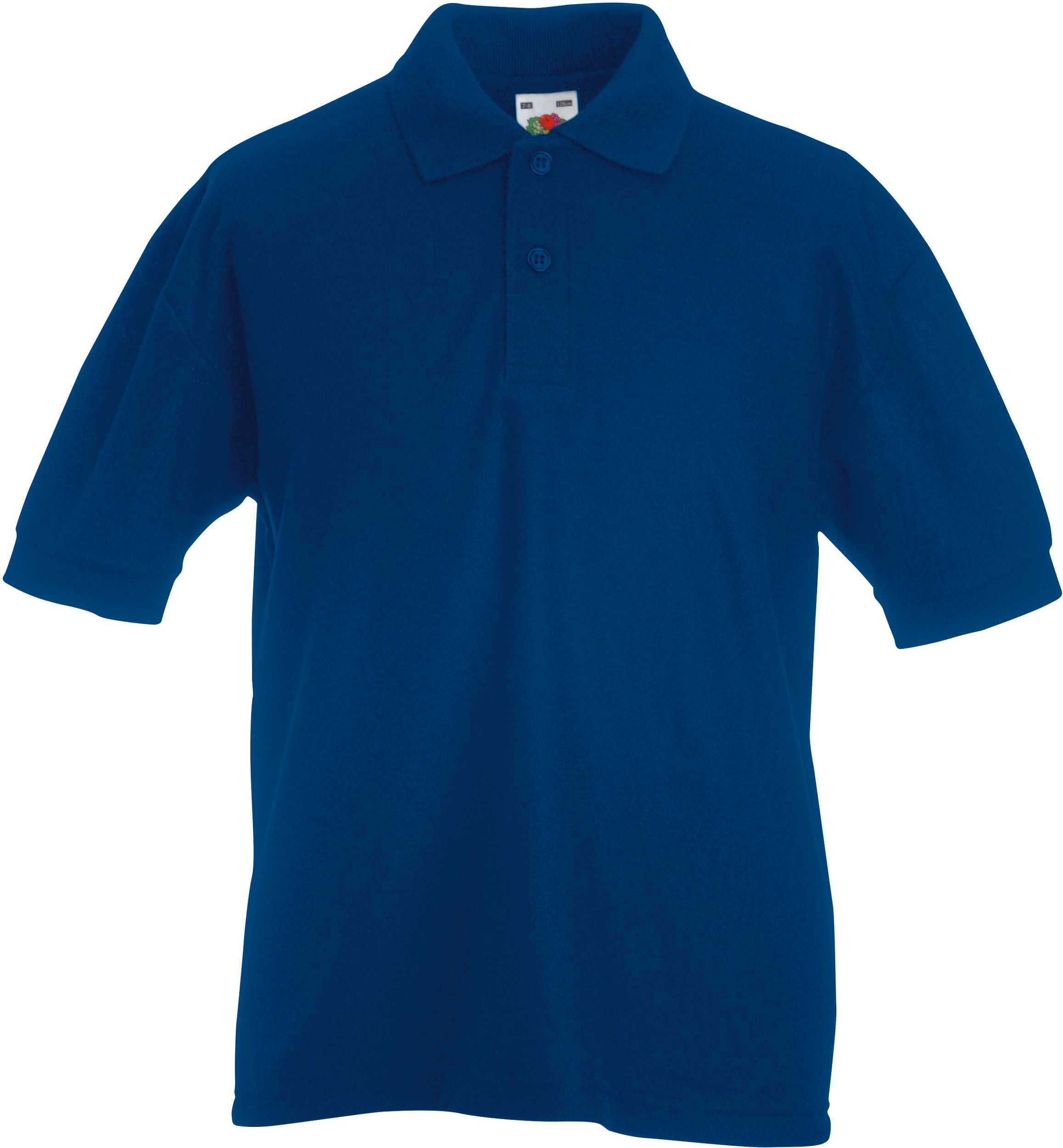 Polo 65/35 niños Royal Blue