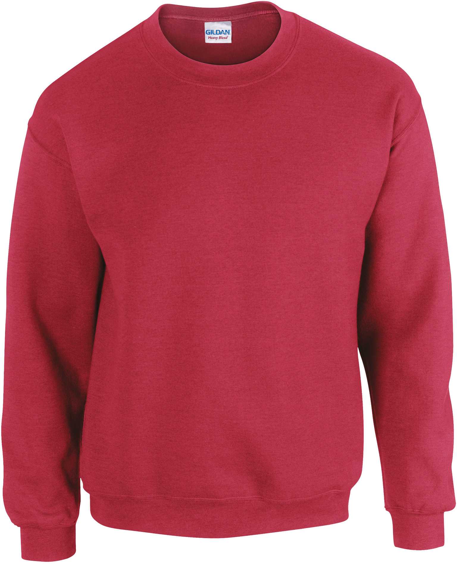 Sudadera Heavy Blend™ cuello redondo Antique Cherry Red