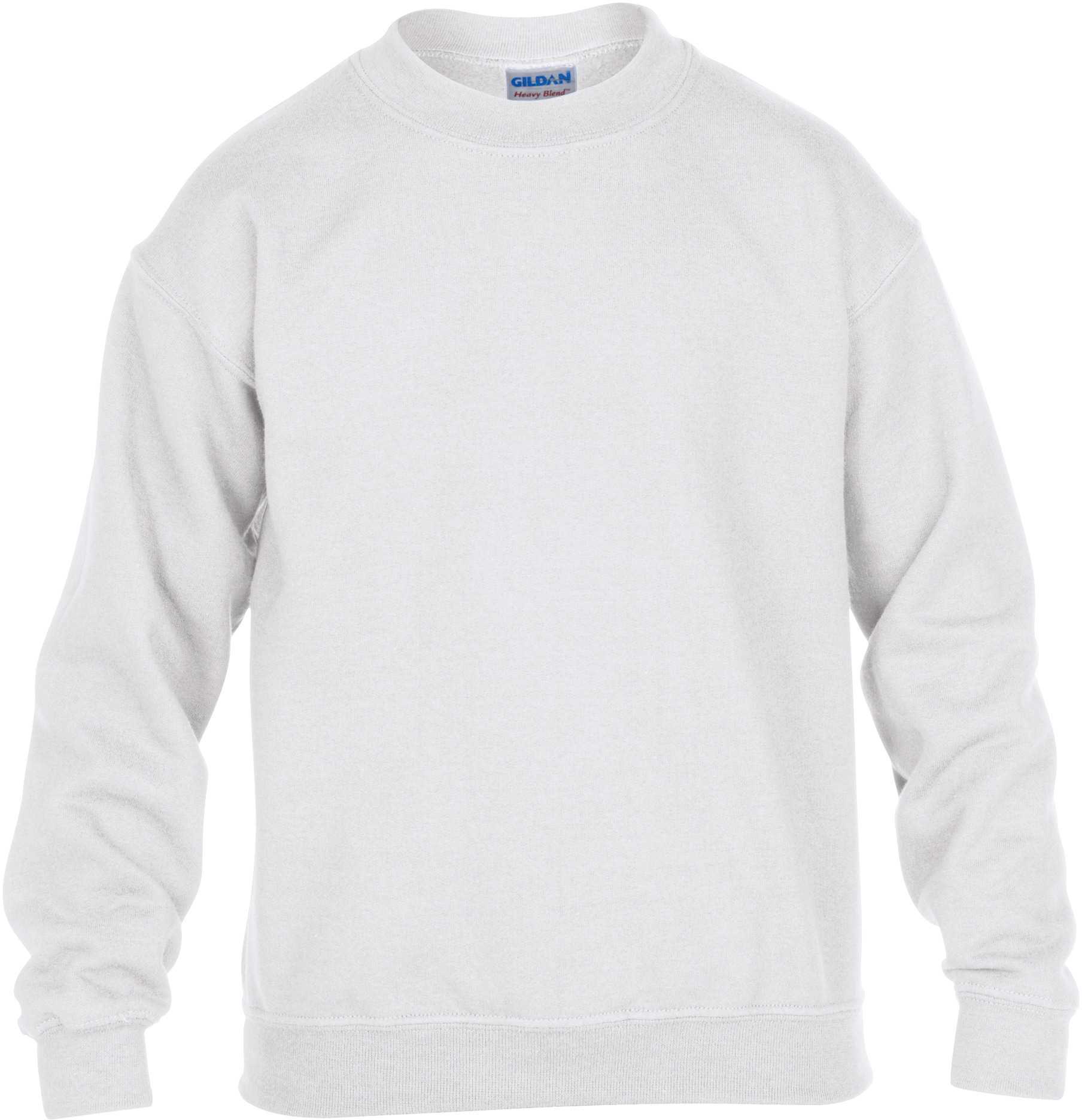 Sudadera Heavy Blend™ niños cuello redondo White