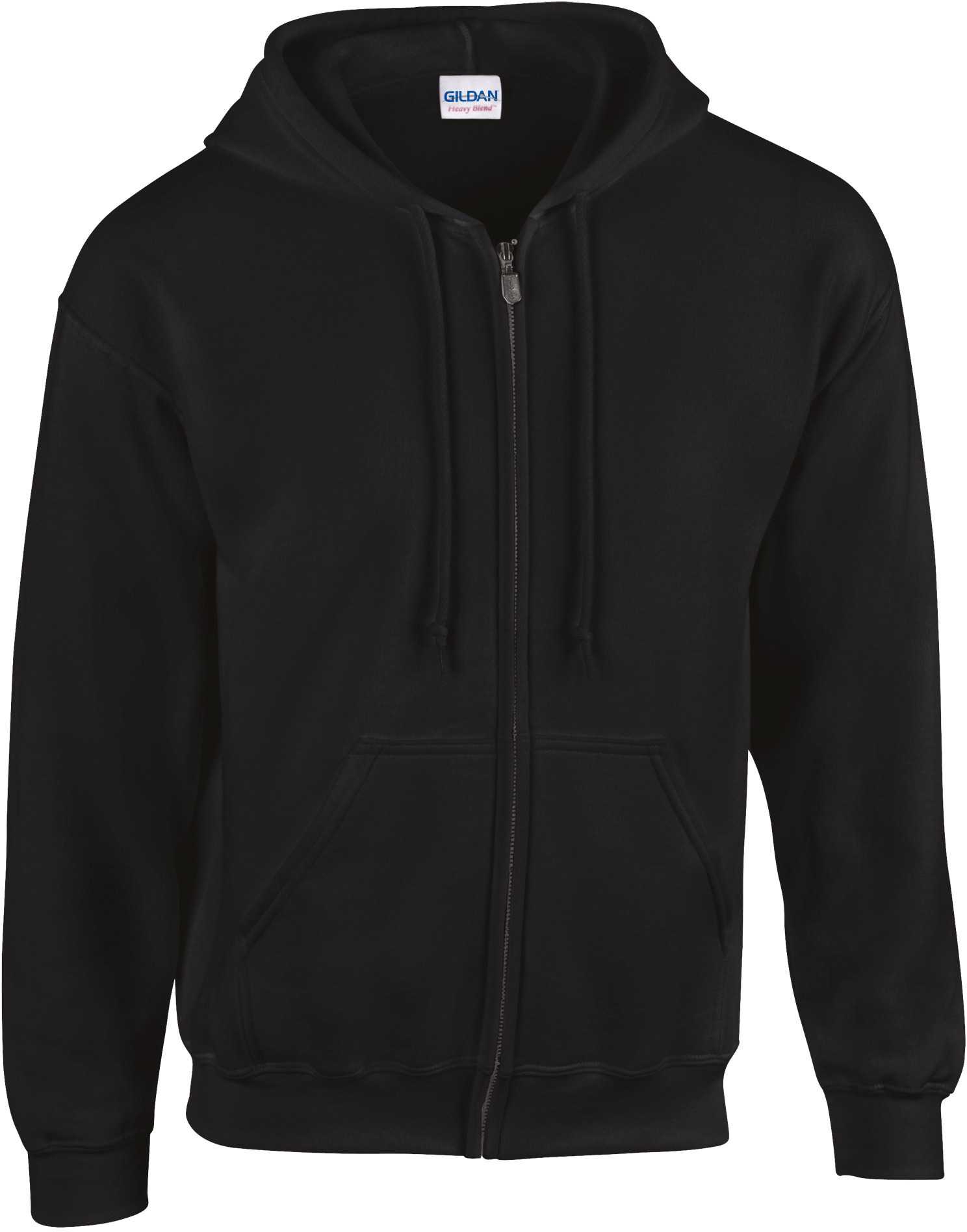 Sudadera Heavy Blend™ capucha y cremallera hombre Black
