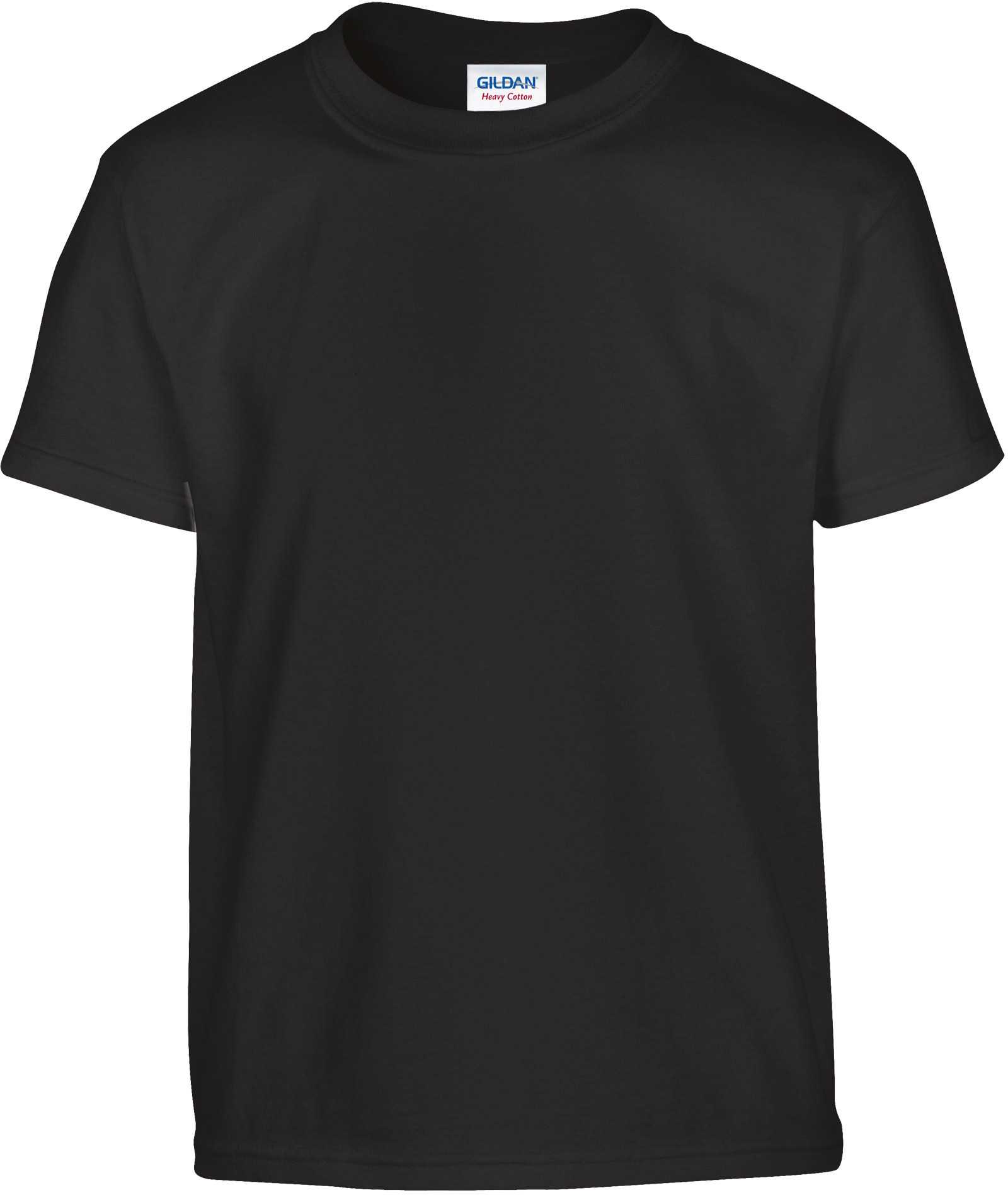 Camiseta Heavy niños Black