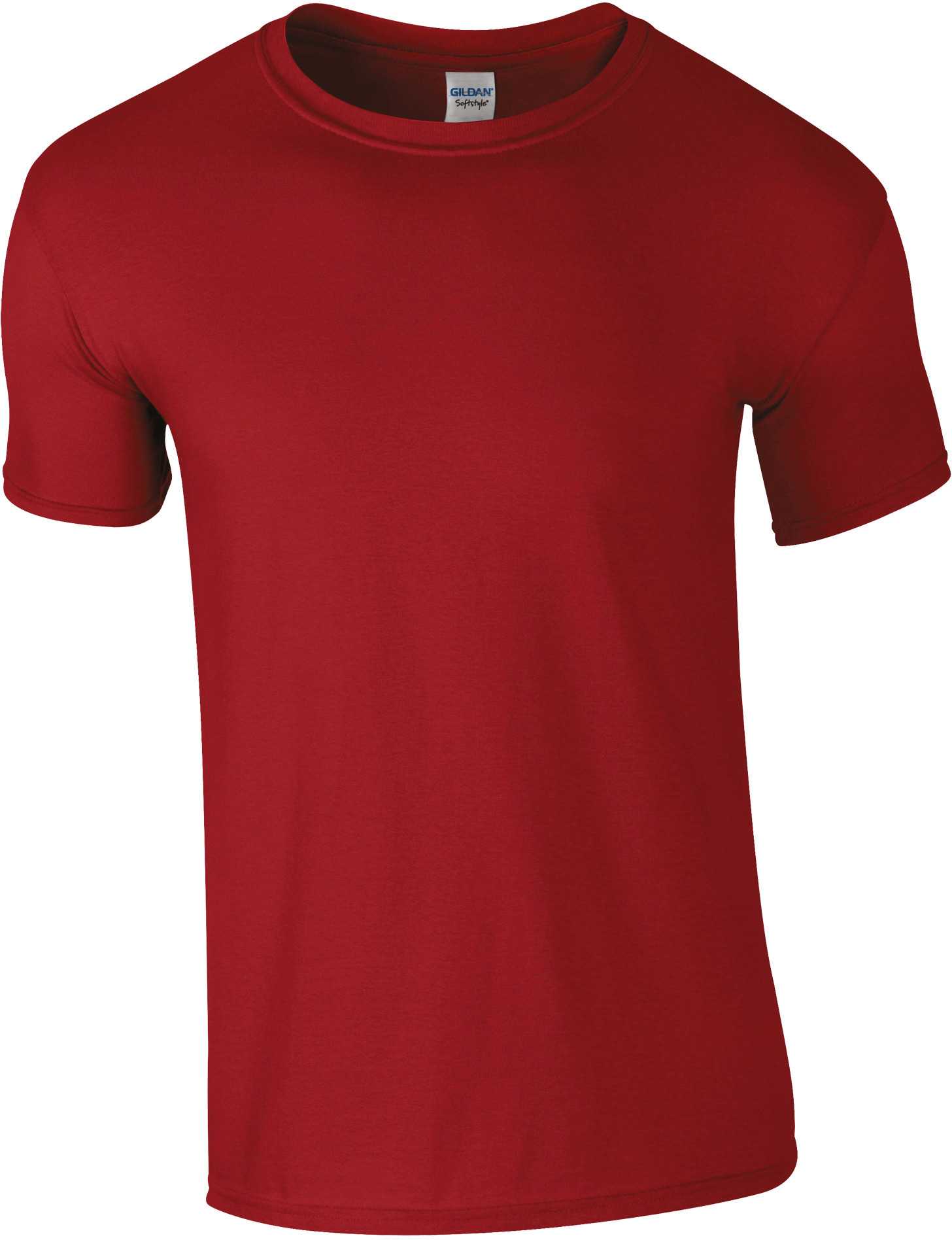 Camiseta Softstyle hombre Cardinal Red