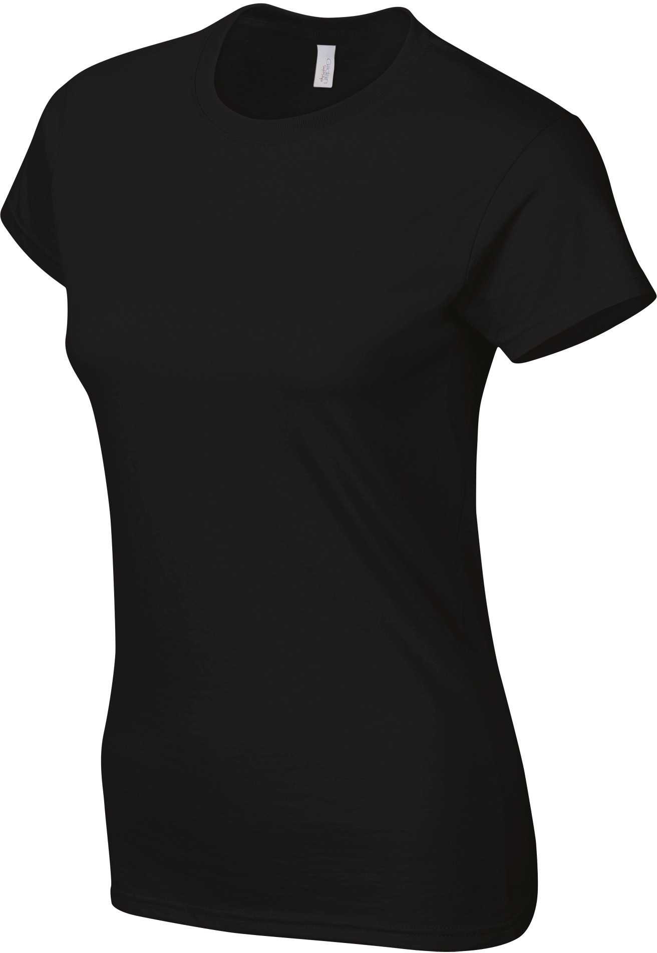 Camiseta Softstyle mujer Black