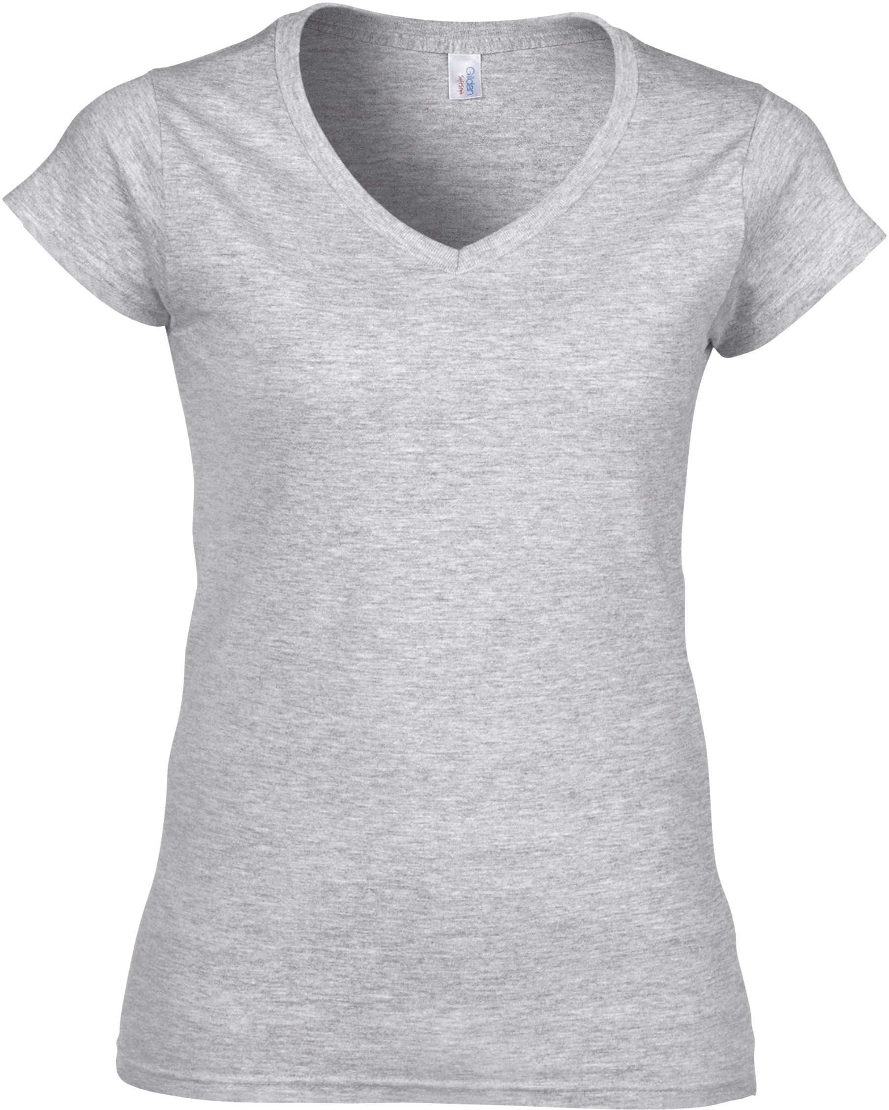 Camiseta Softstyle cuello de pico mujer RS Sport Grey