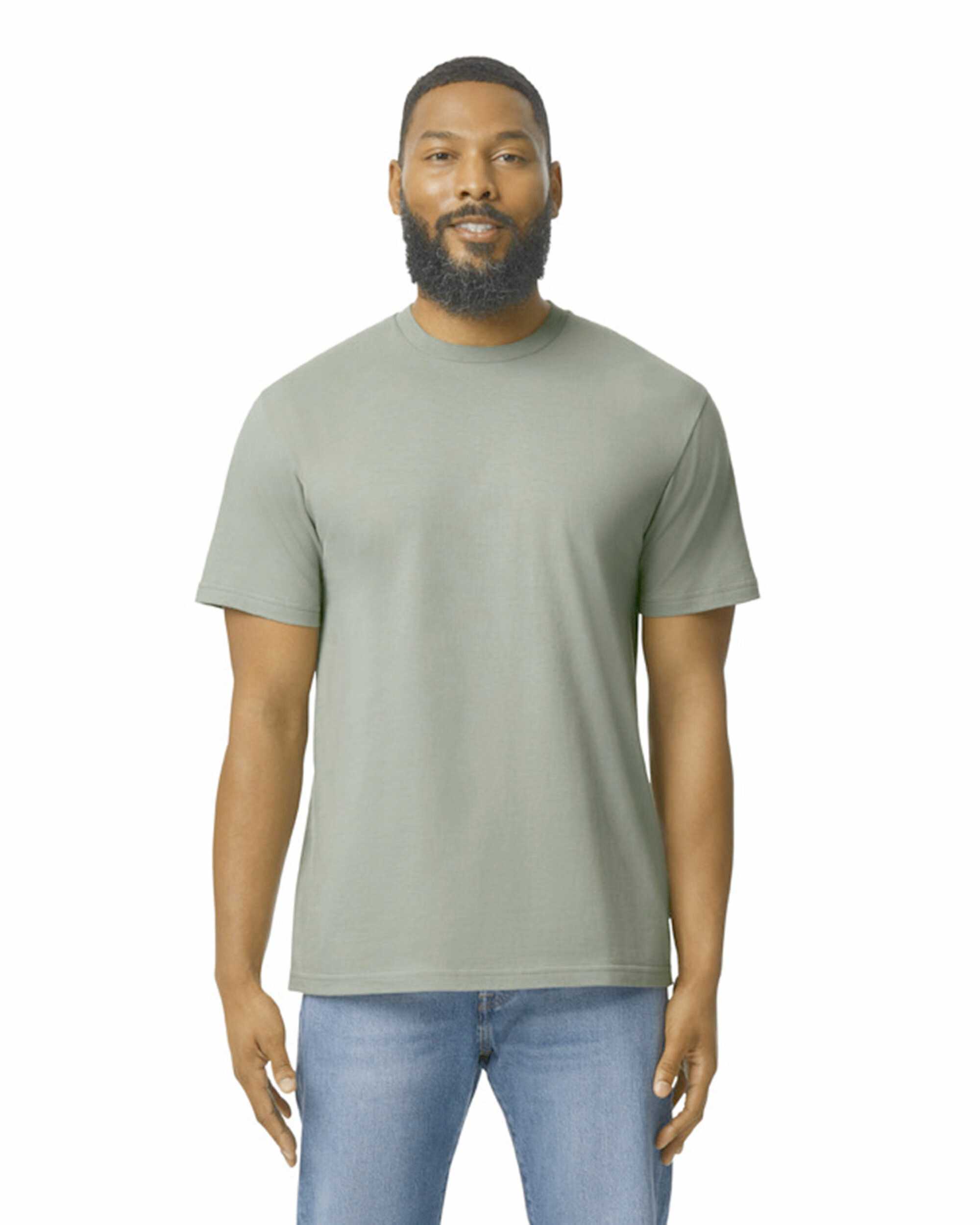 Camiseta softstyle midweight hombre Sage