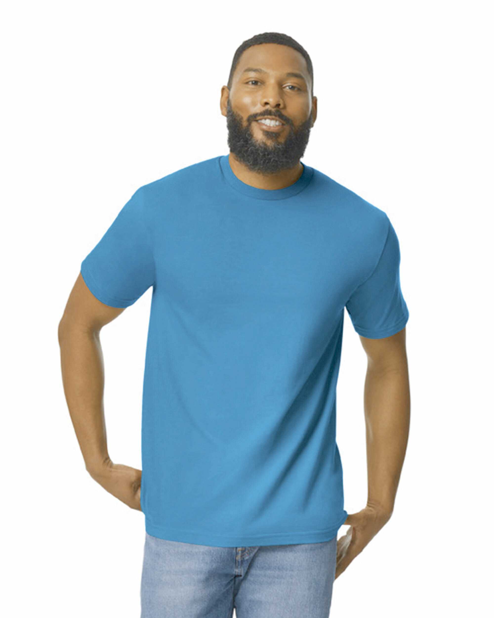 Camiseta softstyle midweight hombre Sapphire