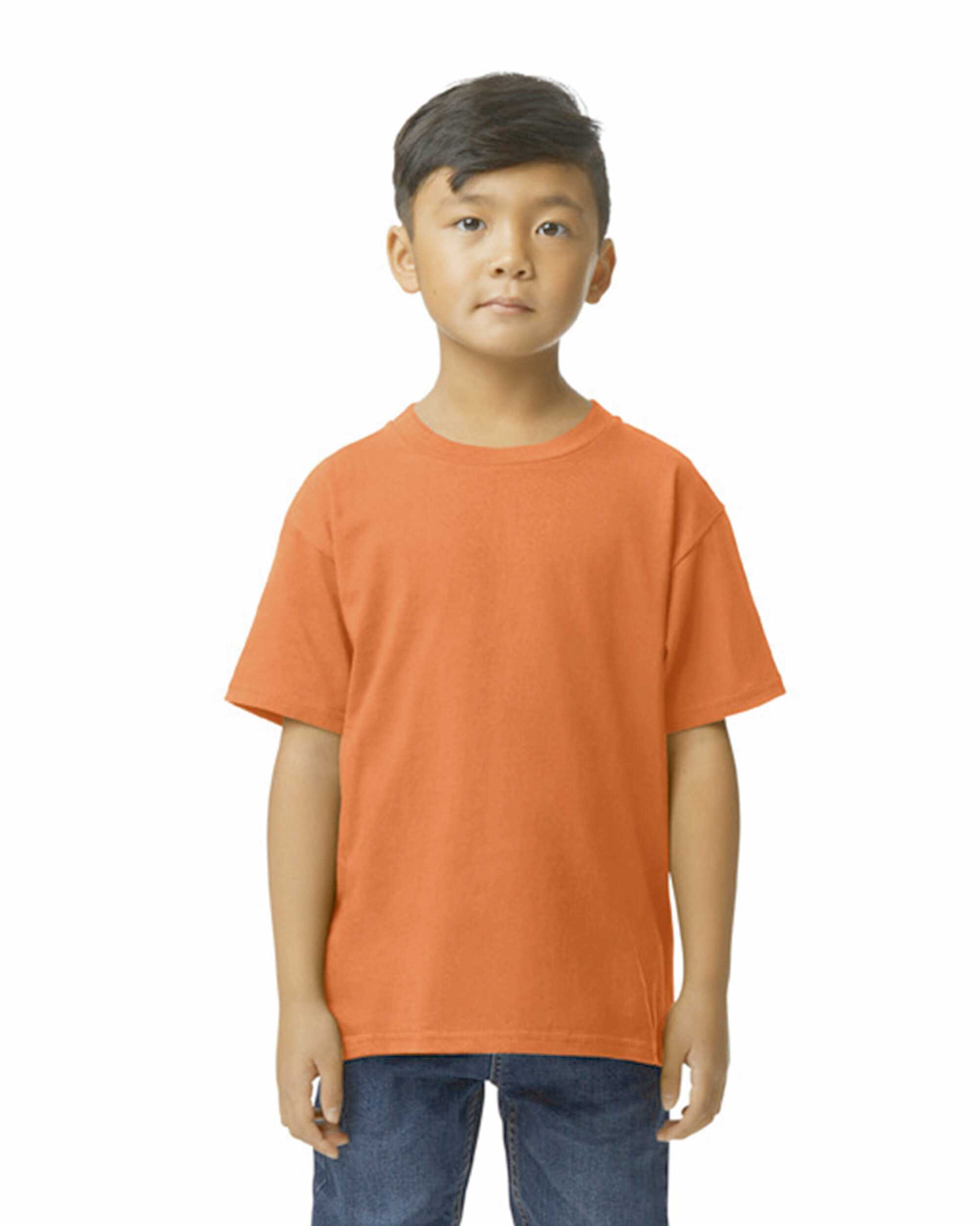 Camiseta softstyle midweight infantil Orange