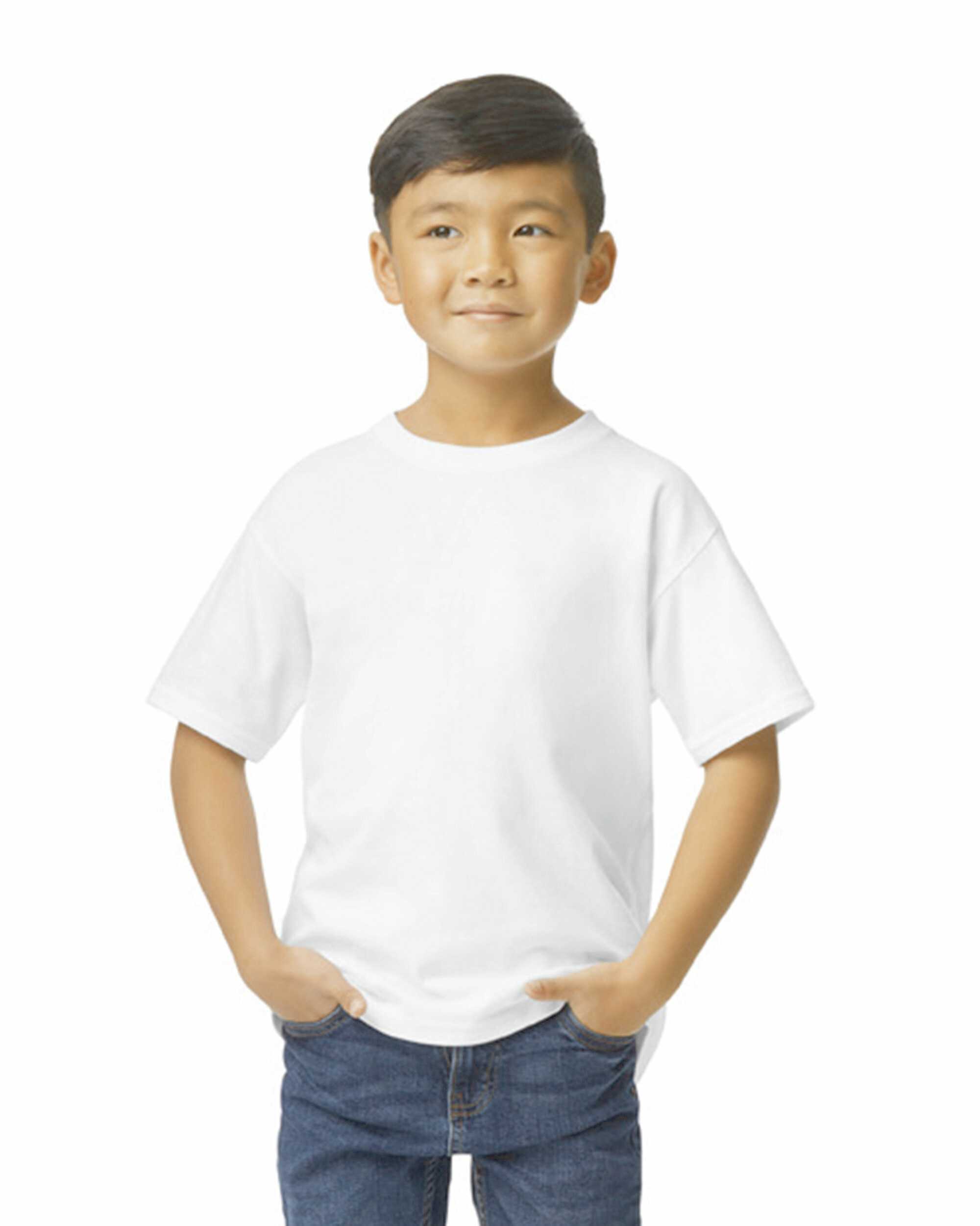 Camiseta softstyle midweight infantil White