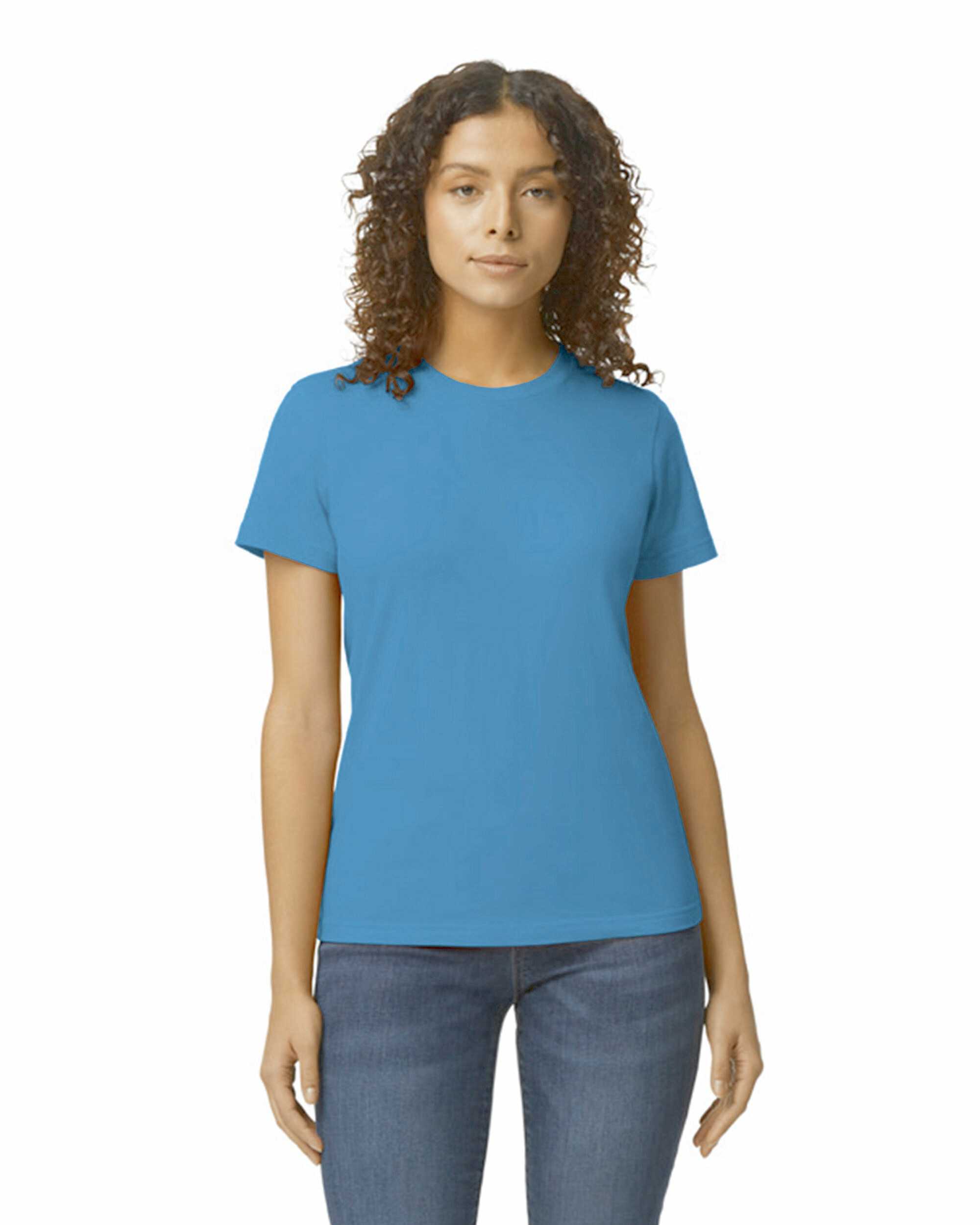 Camiseta softstyle midweight mujer Sapphire