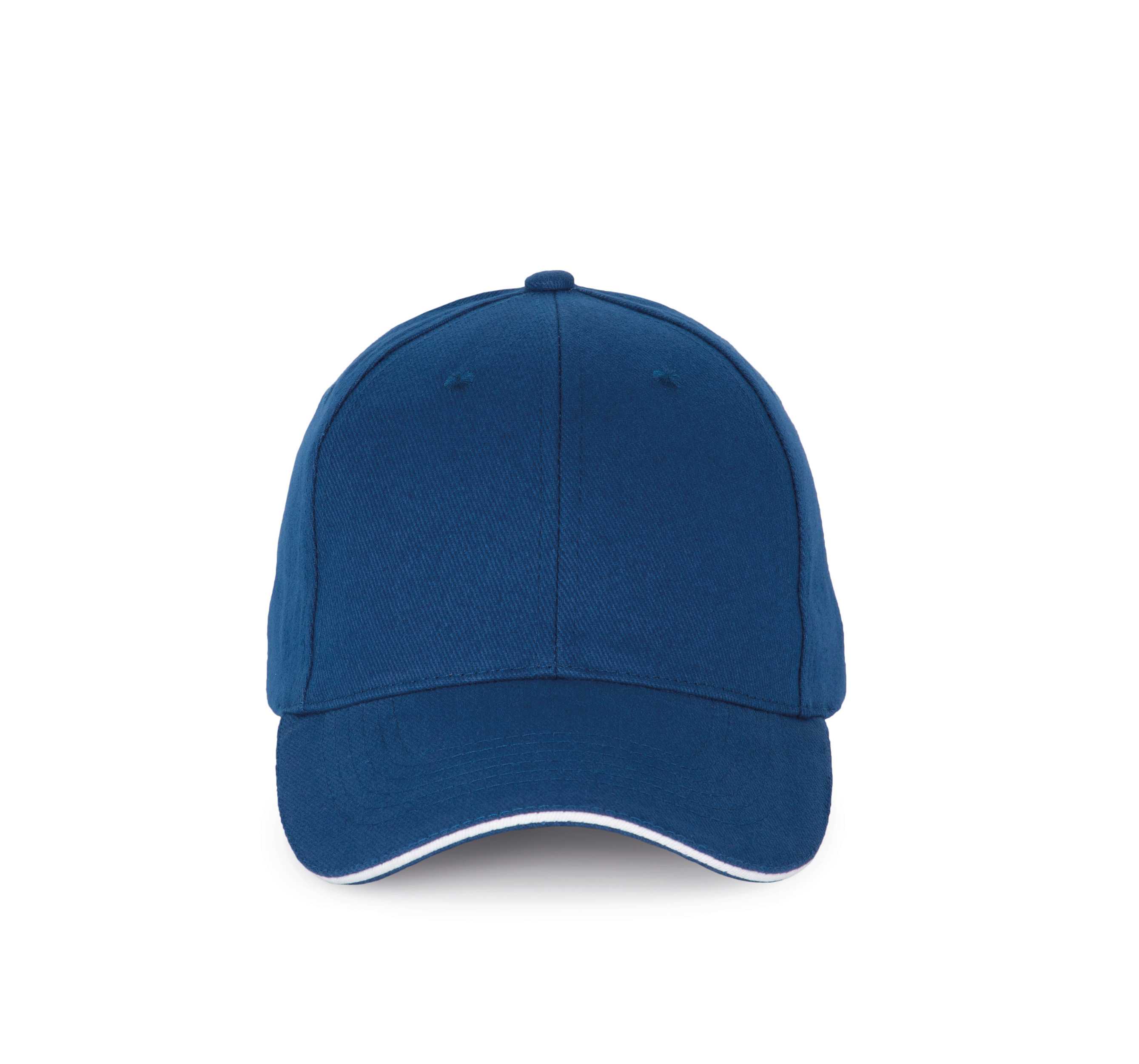 Gorra con sándwich contrastado - 6 paneles Royal Blue / White