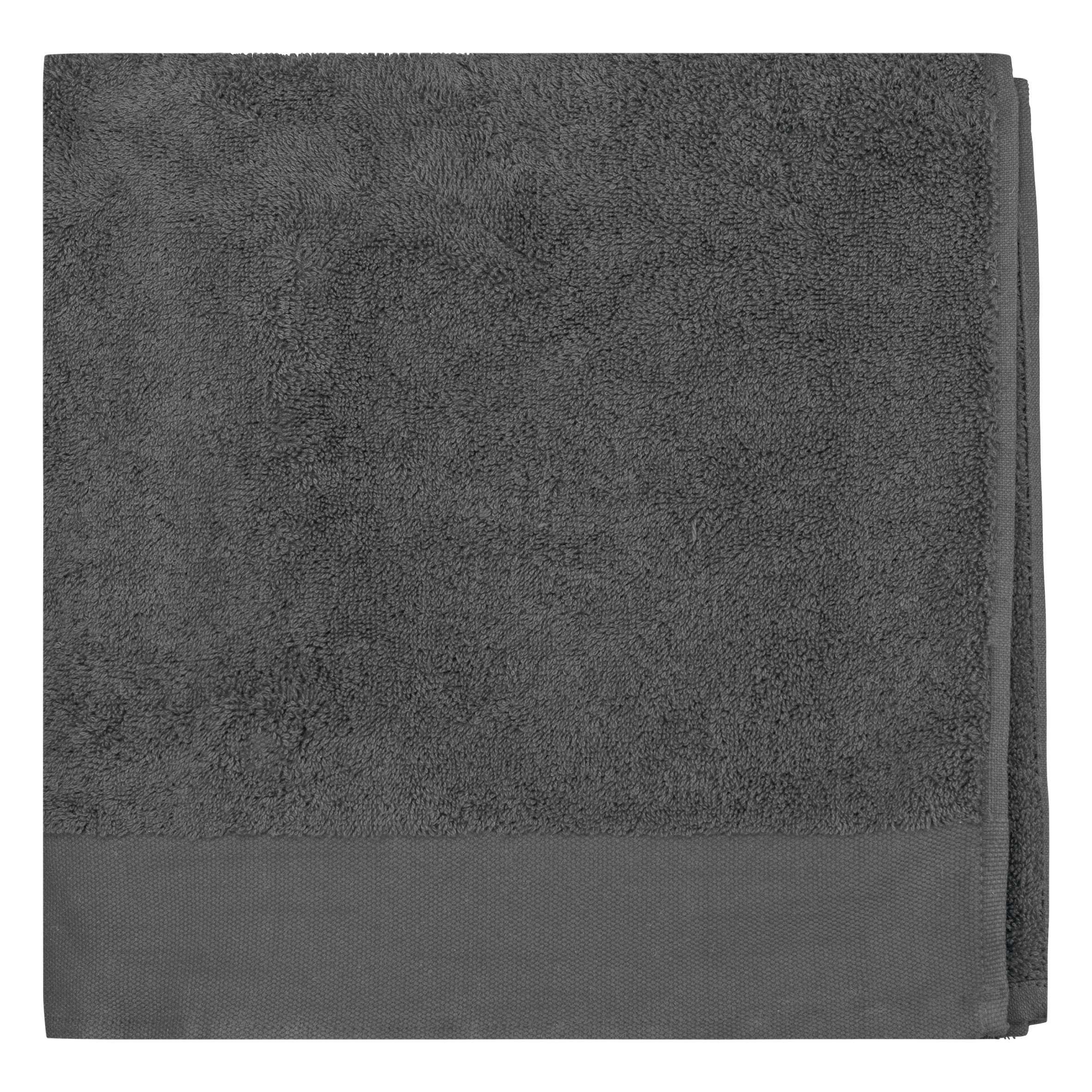 Toalla de baño algodón orgánico Iron Grey