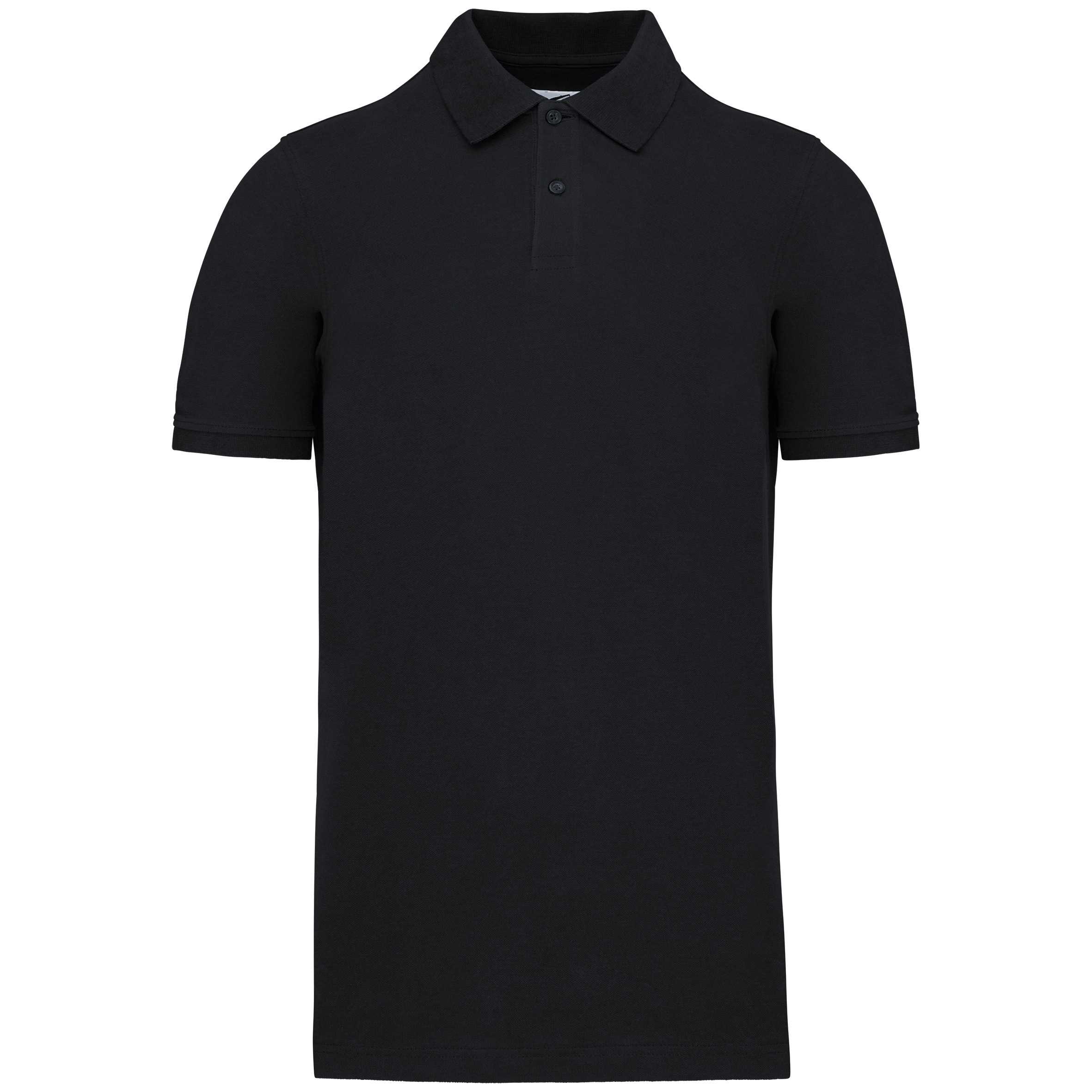 Polo piqué Bio180 hombre Black