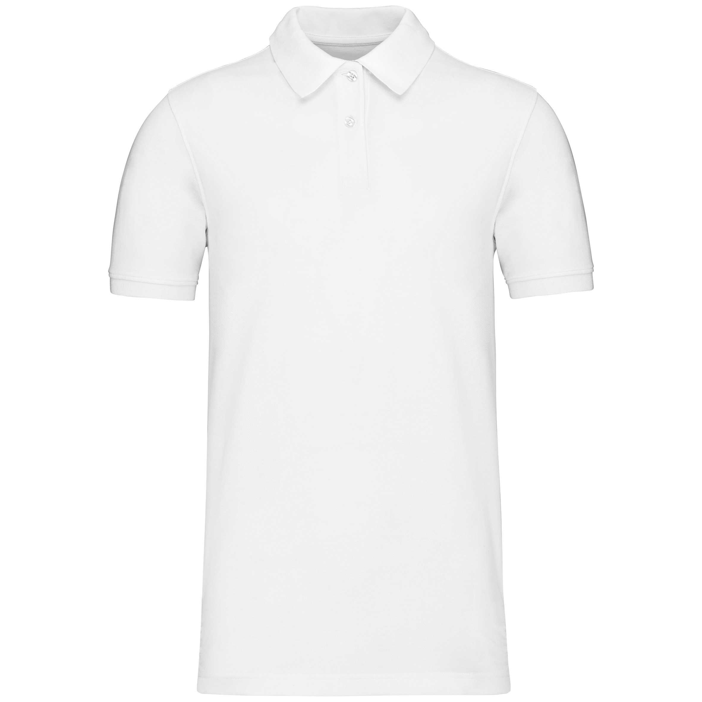 Polo piqué Bio180 hombre White