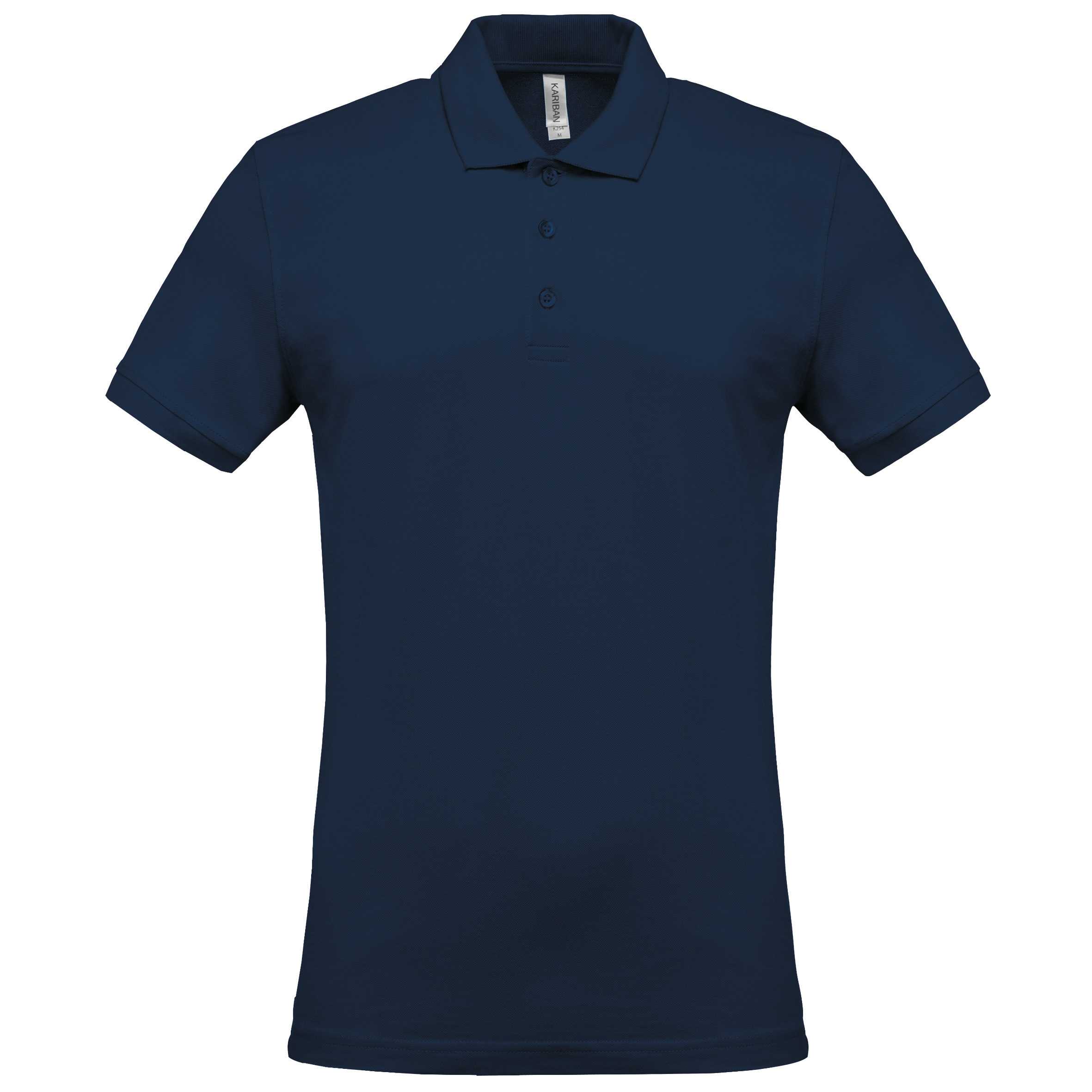 Polo piqué de manga corta hombre Navy