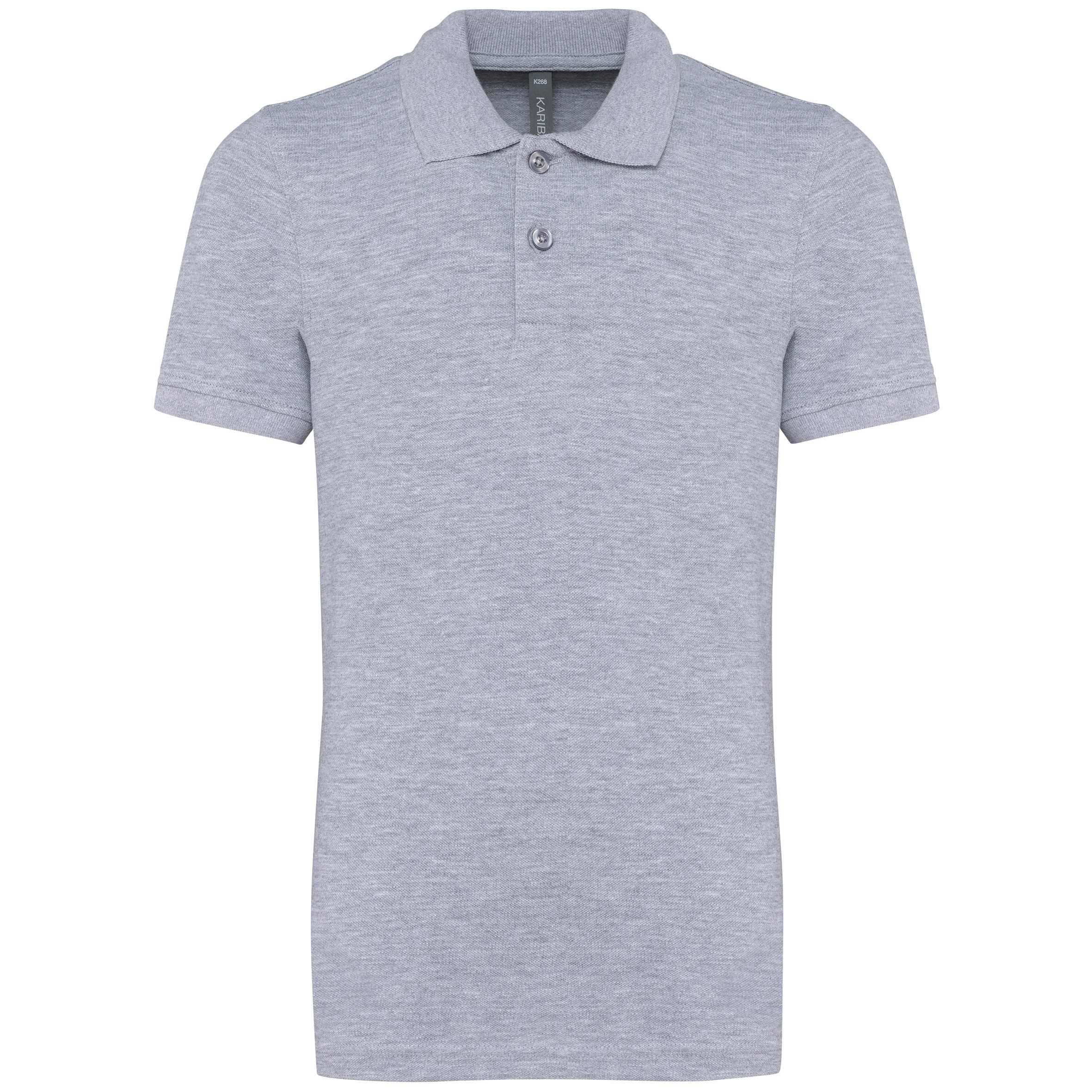 Polo manga corta infantil Oxford Grey