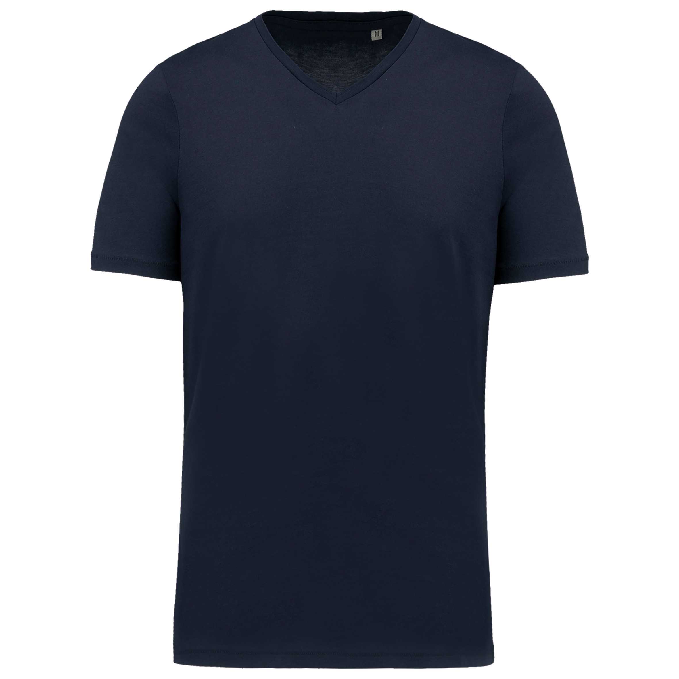 Camiseta Supima® cuello de pico manga corte hombre Navy