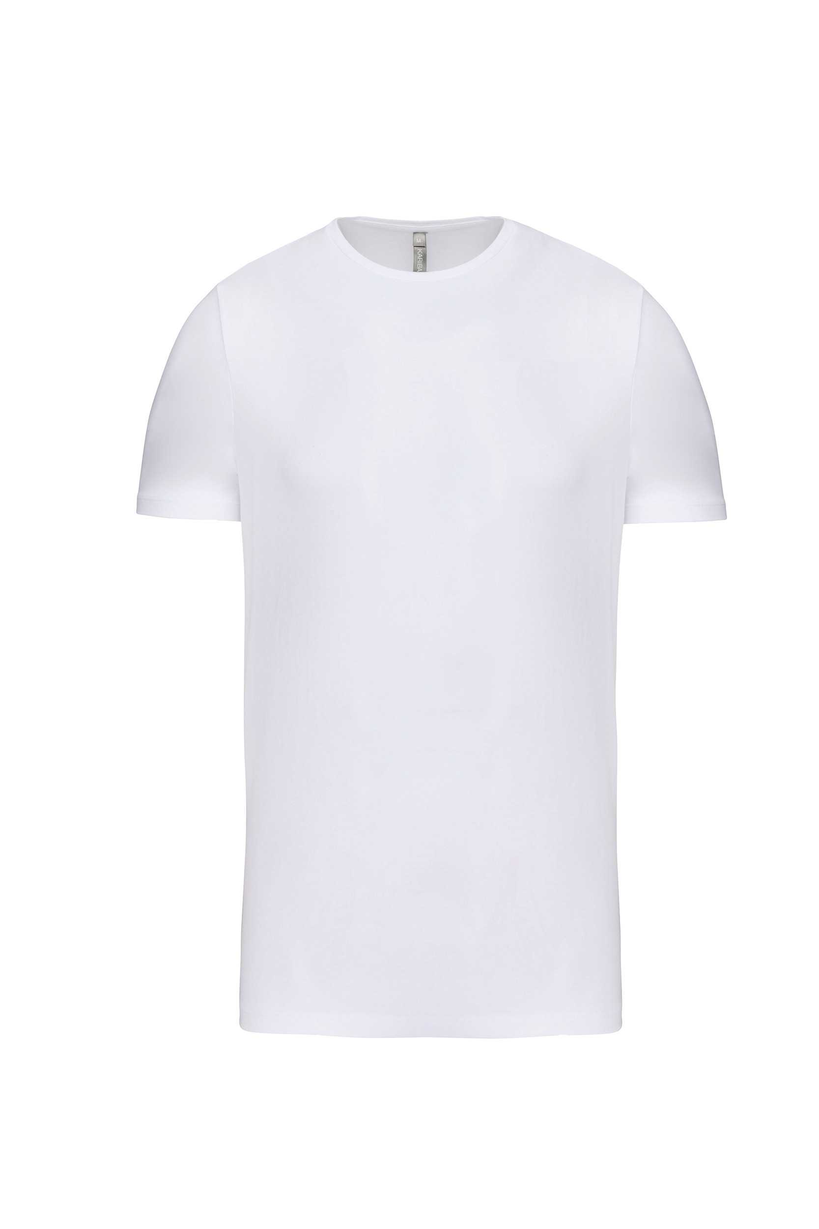 Camiseta con elastano hombre White